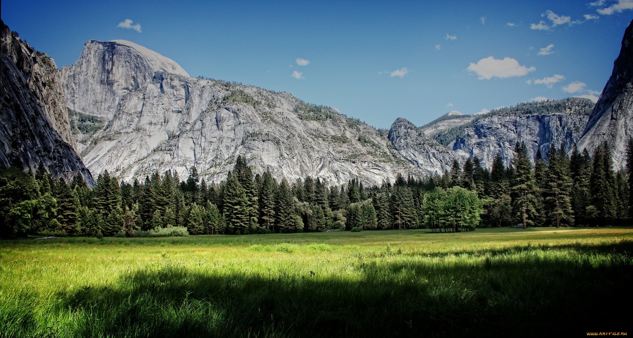 General 2048x1094 nature mountains trees Yosemite National Park Half Dome USA
