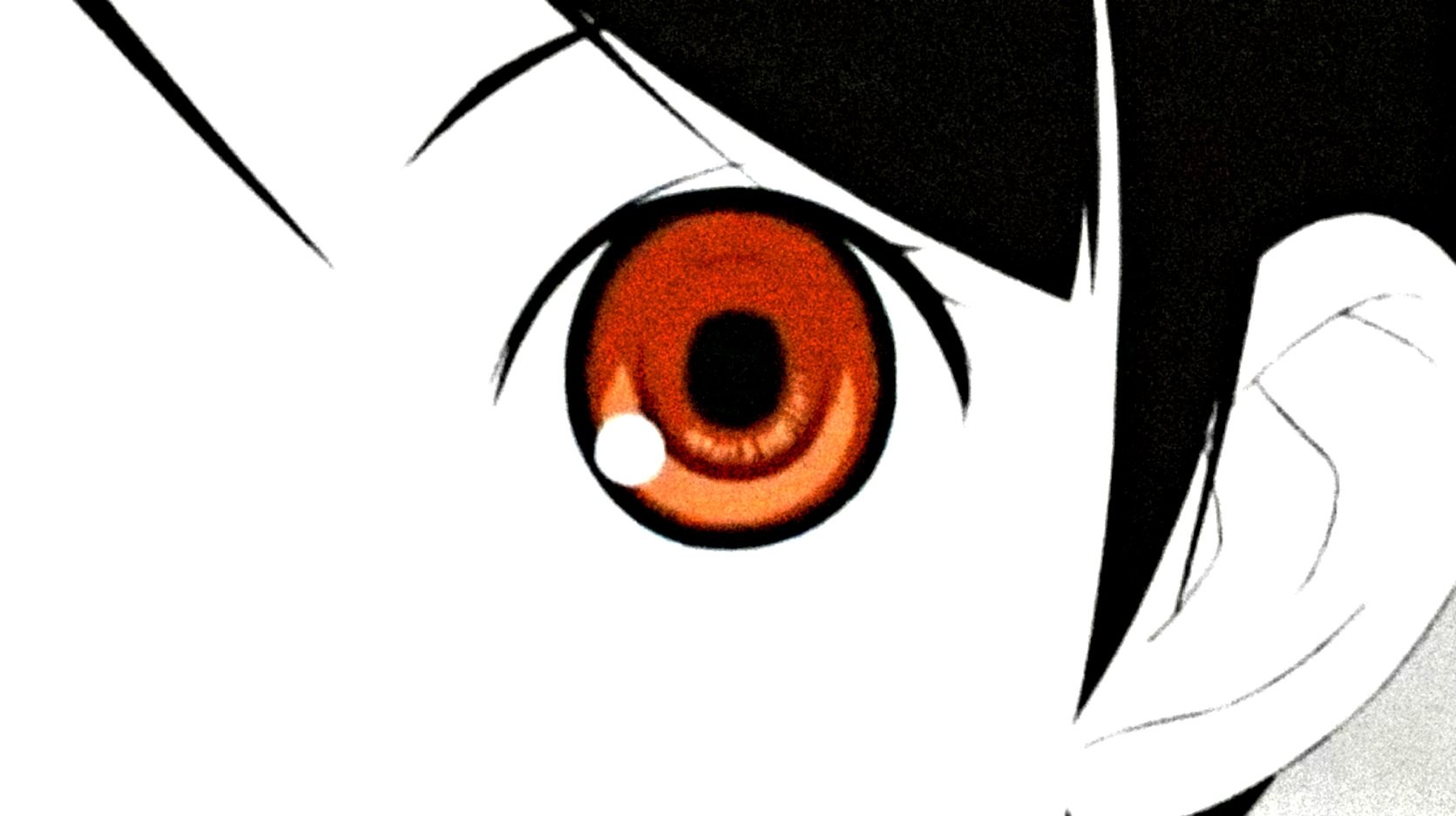 Anime 1671x937 Sayonara Zetsubou Sensei anime girls anime red eyes face eyes
