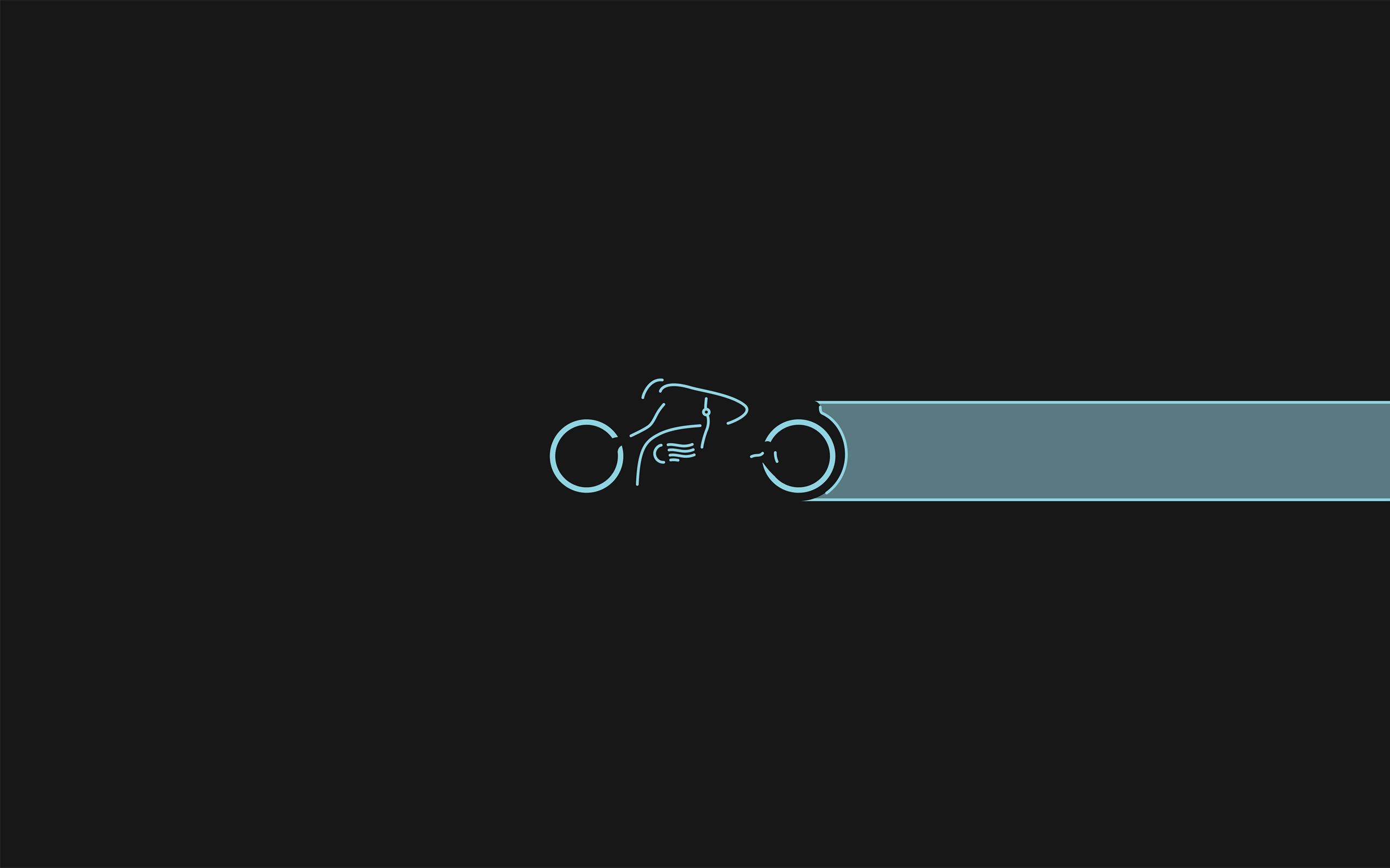 General 2560x1600 Tron: Legacy minimalism vehicle movies black background science fiction simple background