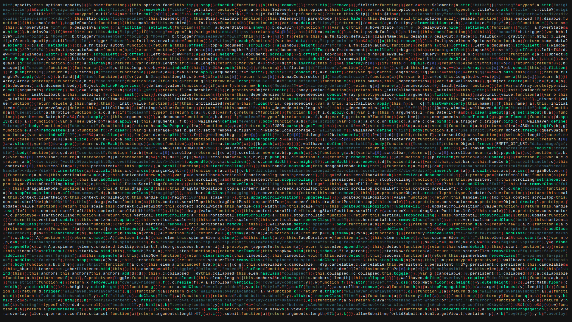 General 1920x1080 code programming programming language JavaScript colorful simple background wallhaven minified syntax highlighting