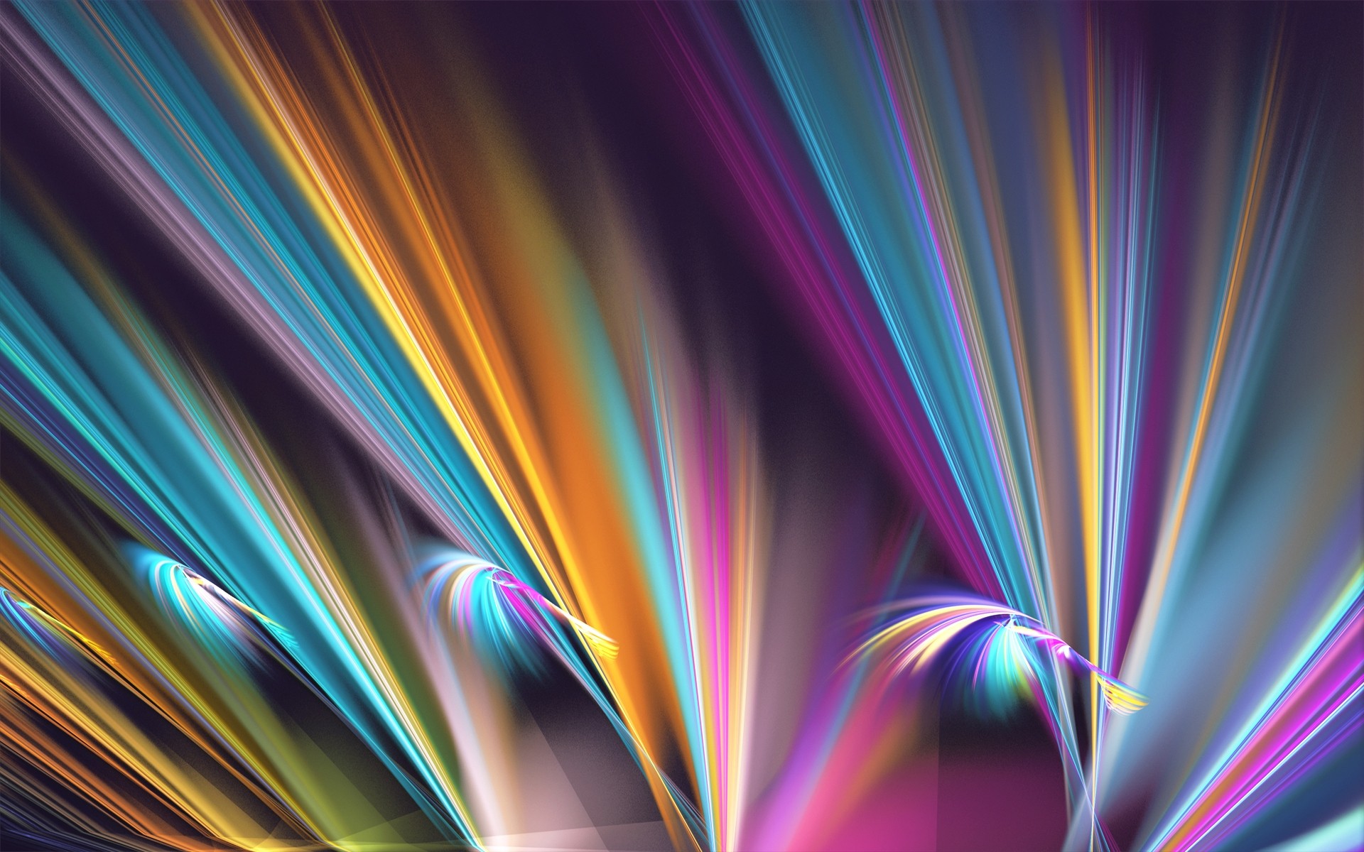 General 1920x1200 digital art lines shapes colorful swirls