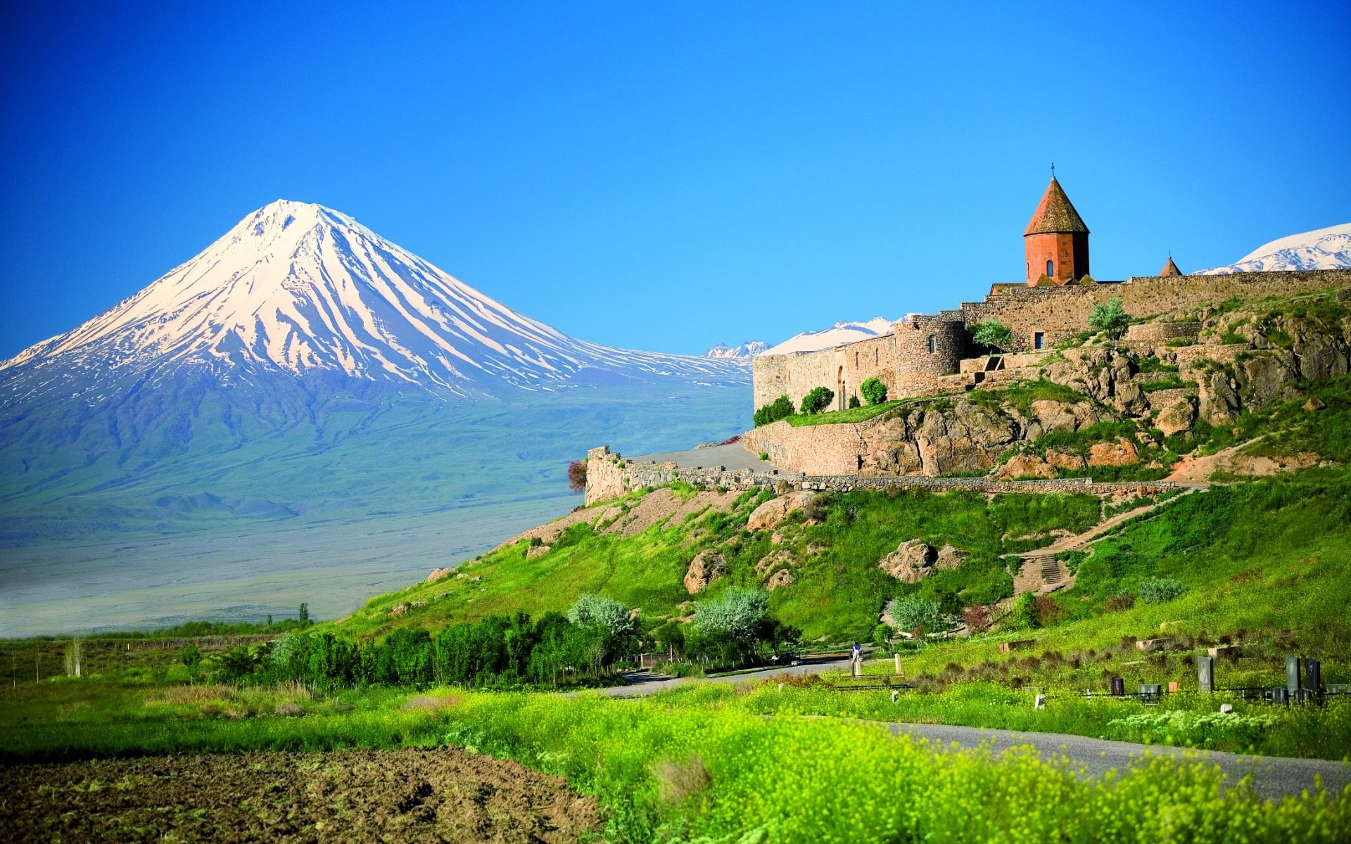 General 1920x1200 nature landscape Mount Ararat Ağrı Dağı. KARS Turkey Turkey mountains