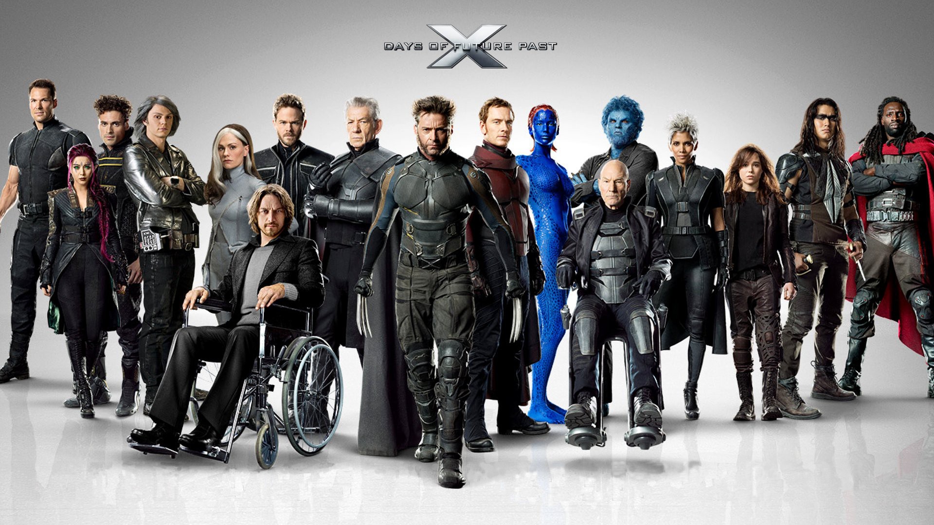 People 1920x1080 X-Men X-Men: Days of Future Past Wolverine Magneto Charles Xavier Beast (character) Ian McKellen science fiction movies Mystique Marvel Comics Rogue (character) Storm (character) Patrick Stewart Michael Fassbender James McAvoy Hugh Jackman Halle Berry Kitty Pryde Elliot Page
