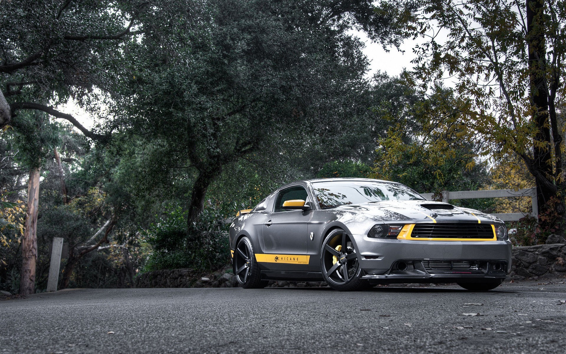 General 1920x1200 car Ford Mustang muscle cars Shelby Ford trees Ford Mustang S-197 II American cars