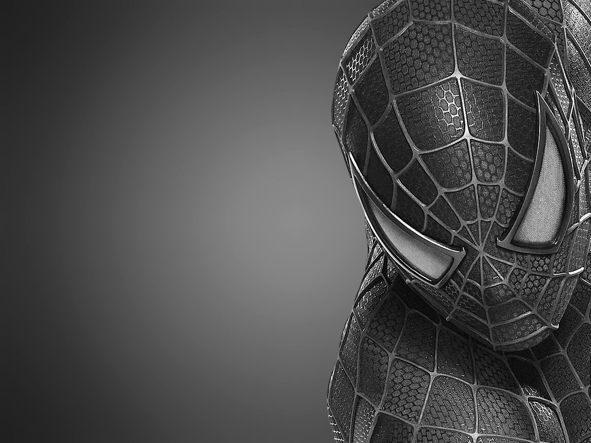 General 1152x864 superhero simple background Spider-Man monochrome