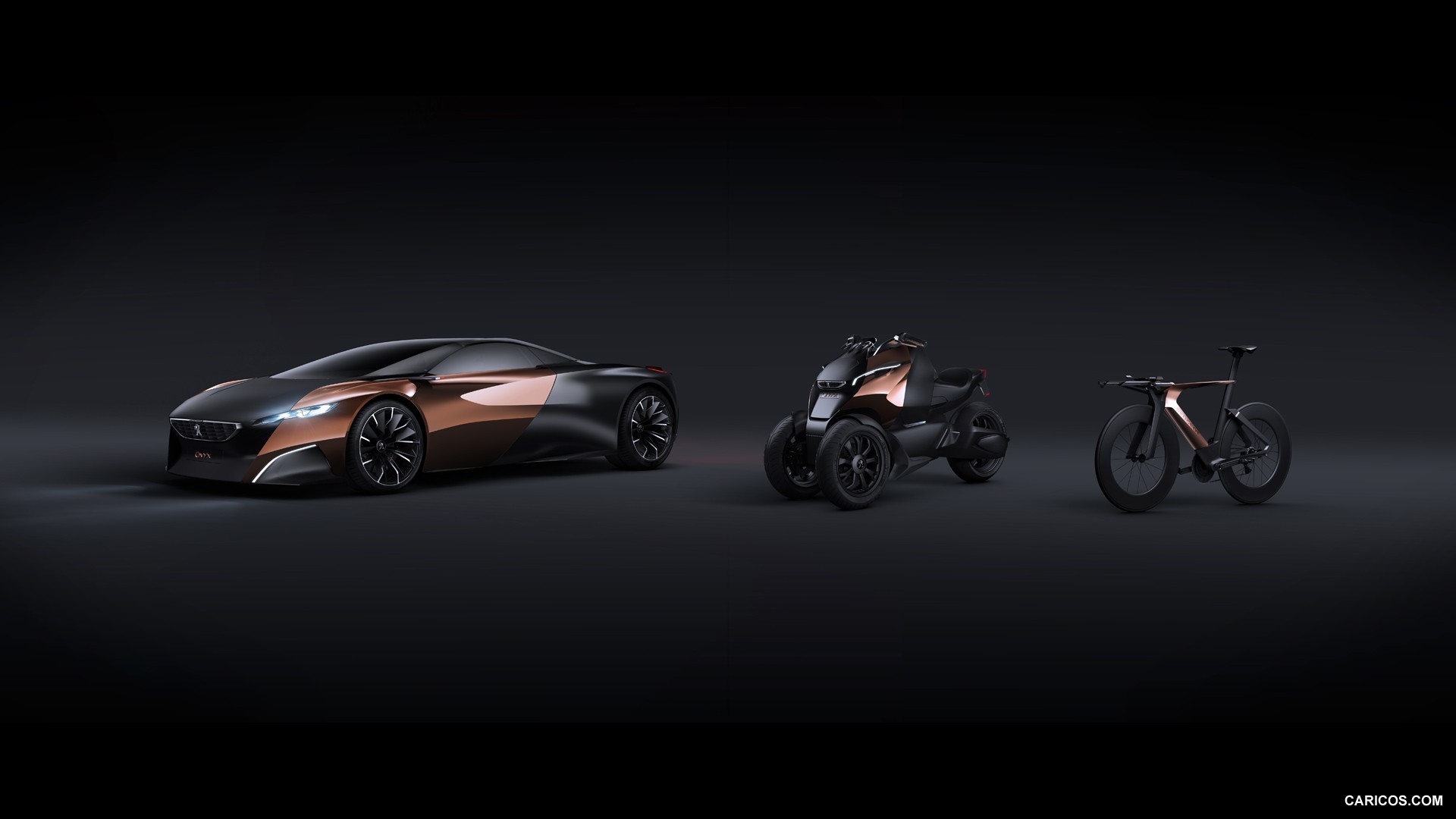 General 1920x1080 car Peugeot vehicle quad bicycle simple background French Cars Stellantis concept cars
