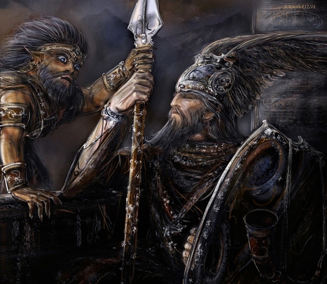 General 1100x957 painting vikings mythology fantasy art Odin