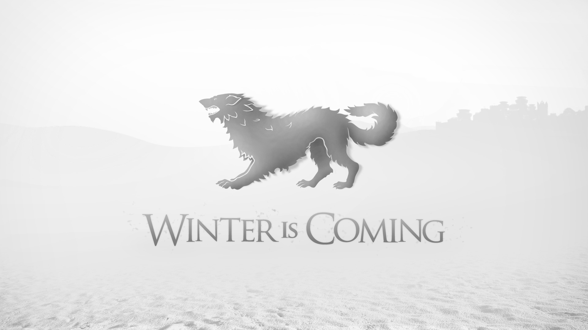 General 1920x1080 Game of Thrones Winter Is Coming House Stark Direwolf TV series