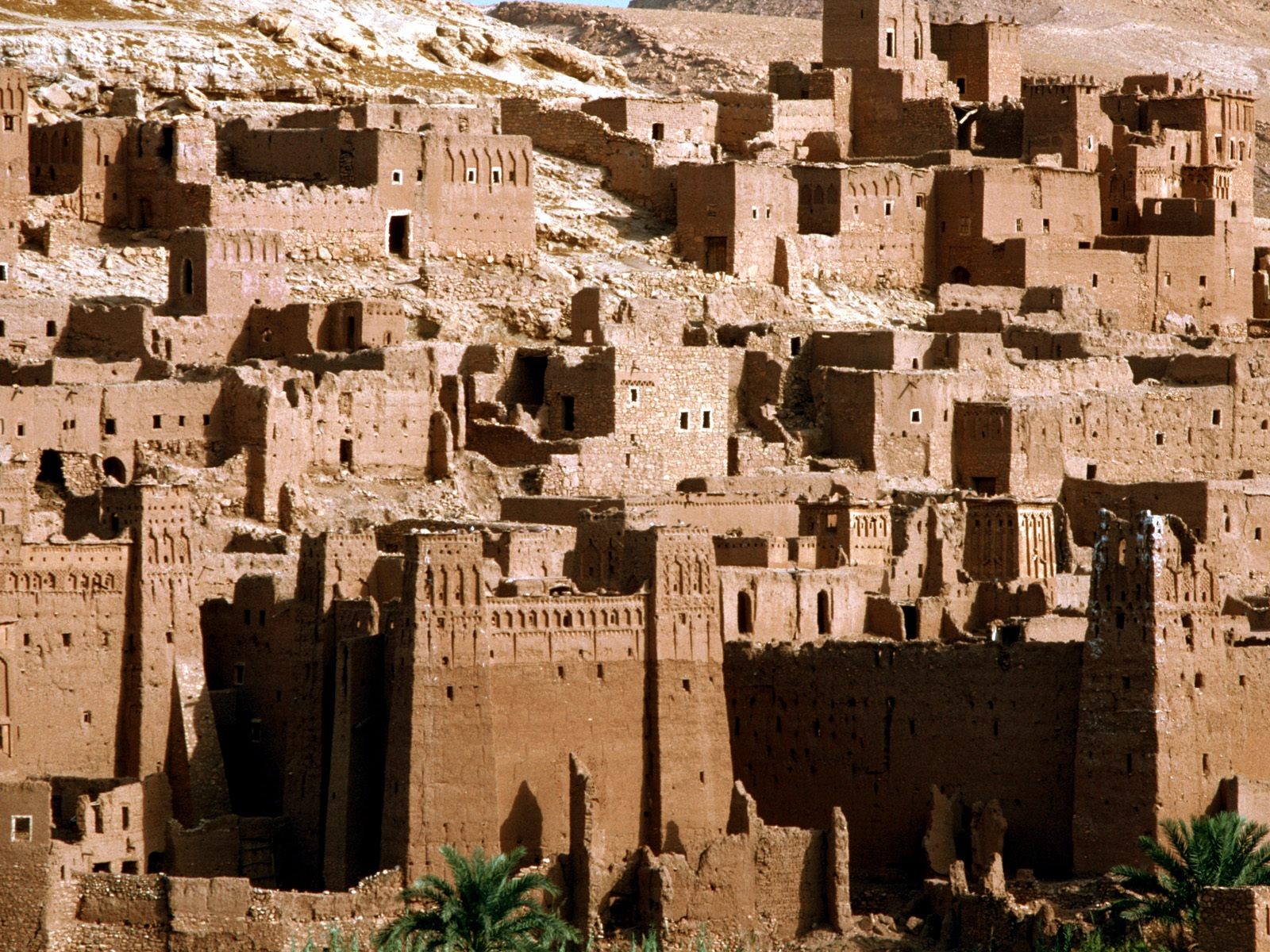 General 1600x1200 Morocco village fort ruins old building