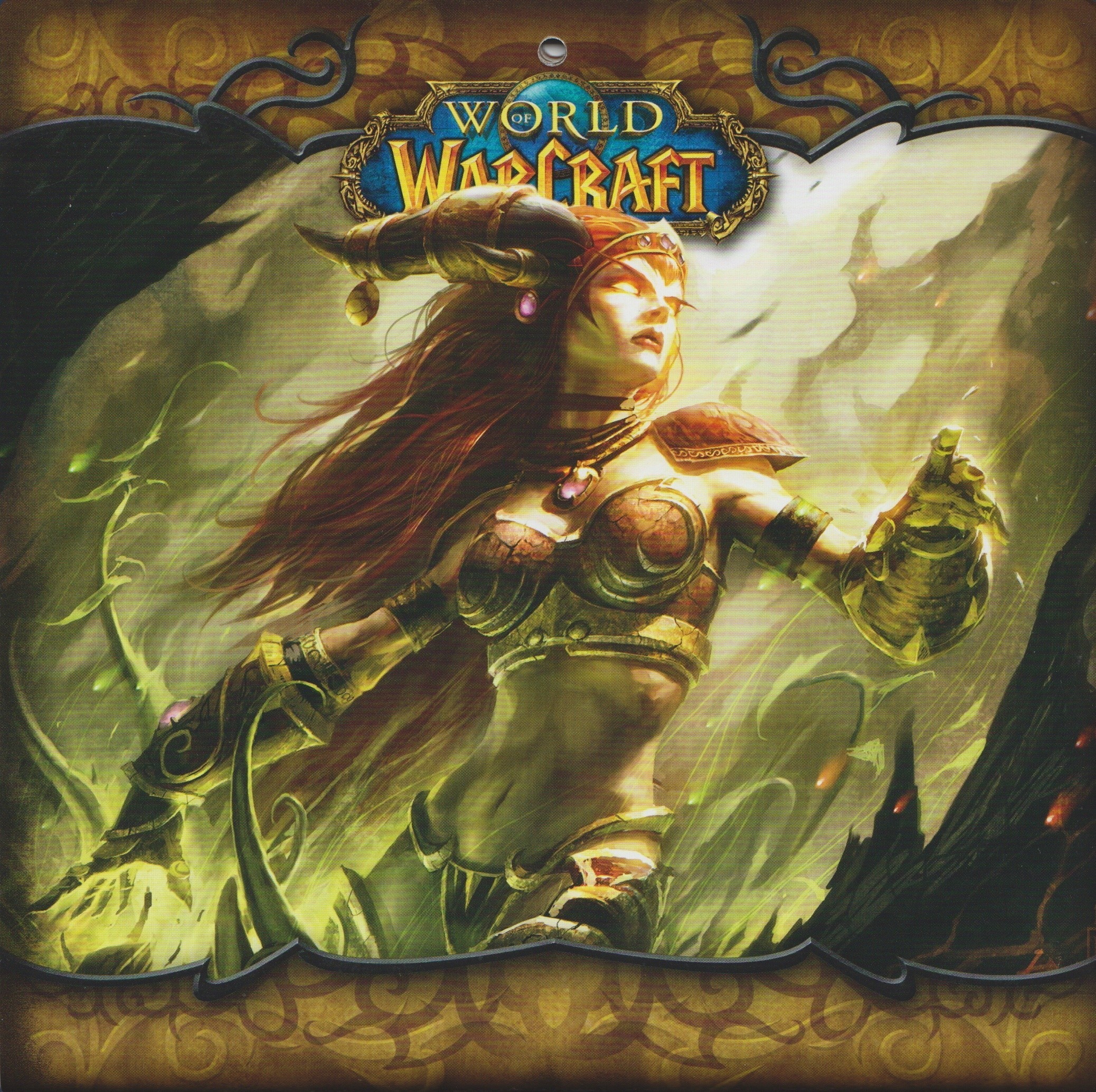 General 2076x2068 Alexstrasza PC gaming fantasy girl World of Warcraft video game art video game girls glowing eyes long hair belly fantasy armor