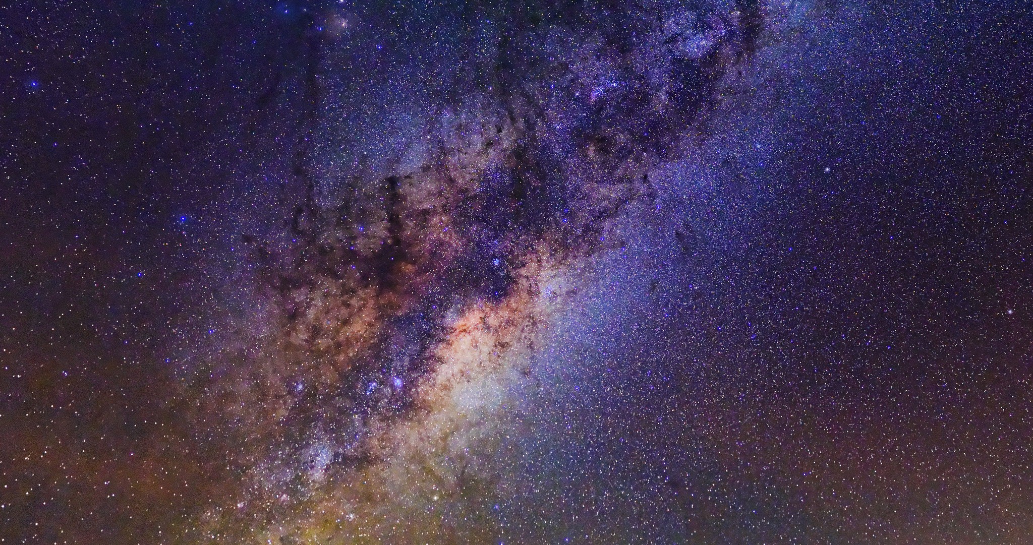General 2048x1081 stars space galaxy Milky Way sky