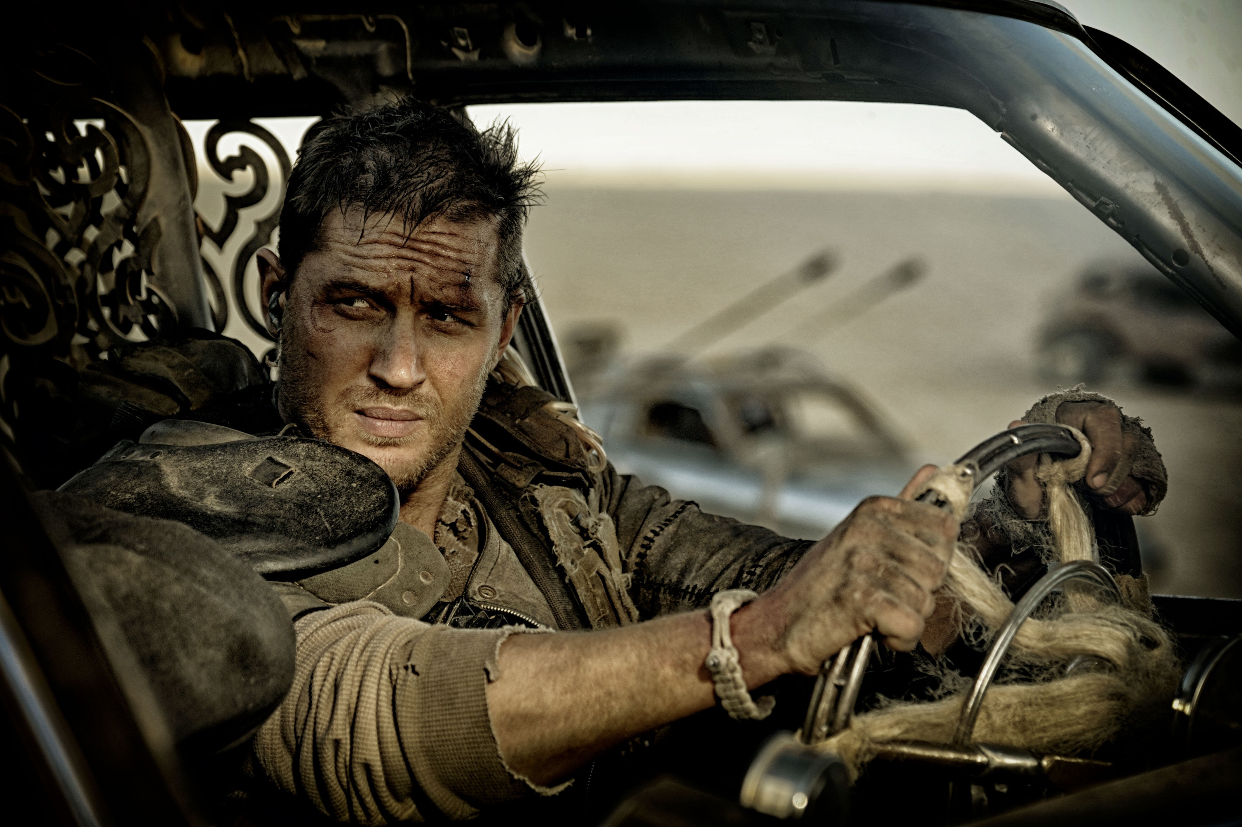 People 4256x2833 Tom Hardy Mad Max: Fury Road movies Mad Max men with cars car vehicle film stills men