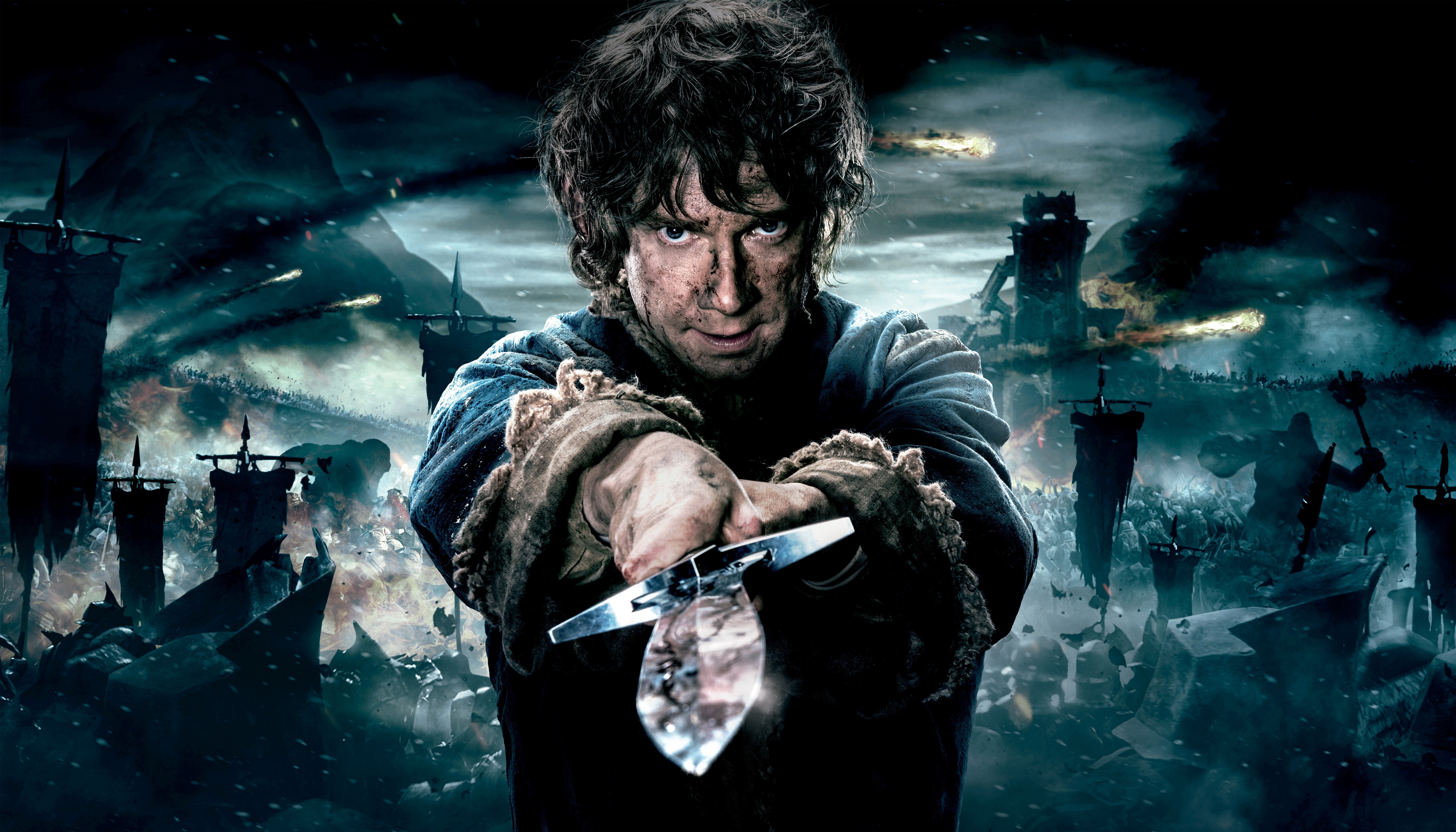 People 7000x4000 movies Bilbo Baggins Martin Freeman The Hobbit: The Battle of the Five Armies The Hobbit Sting