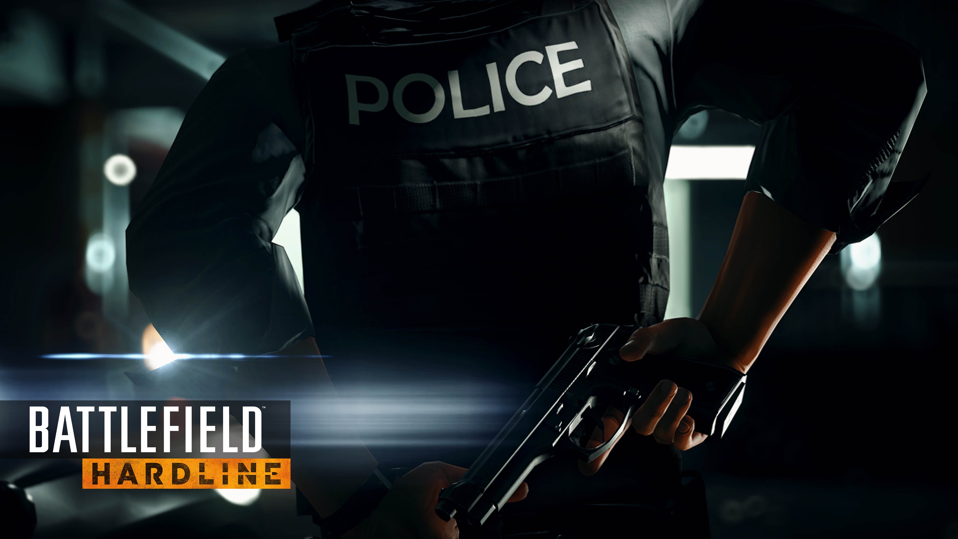 General 3840x2160 Battlefield Hardline video games police gun PC gaming weapon