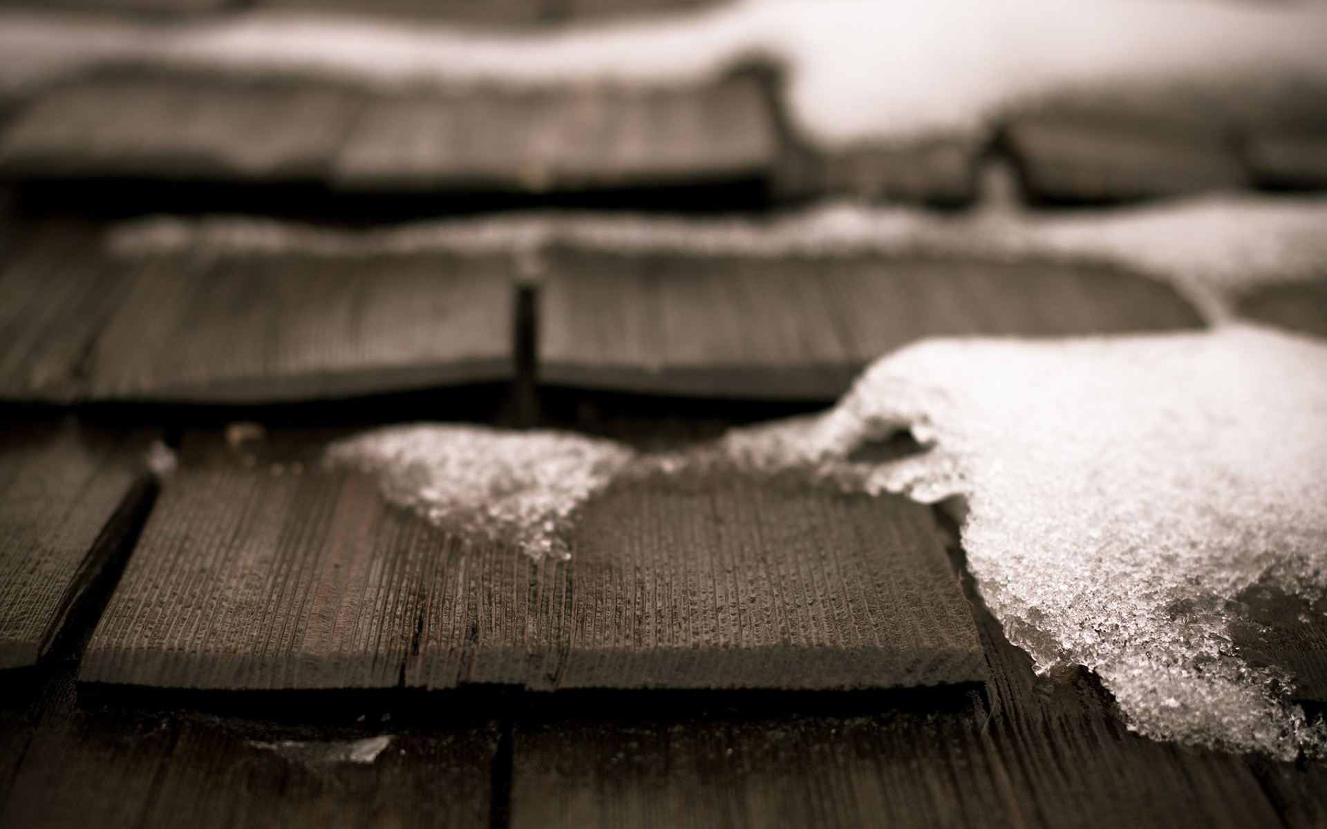 General 1920x1200 photography depth of field wood rooftops snow