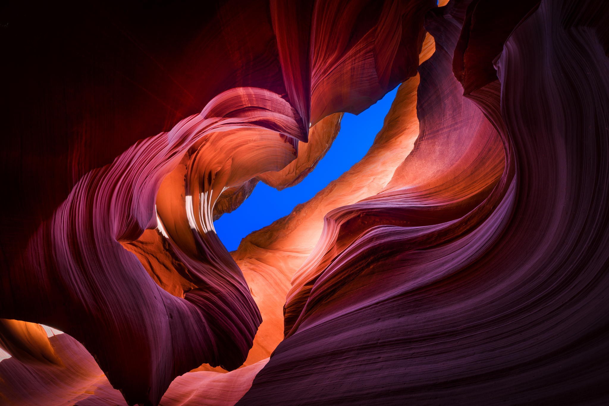 General 2048x1367 rocks landscape cave nature Antelope Canyon rock formation canyon red Arizona USA