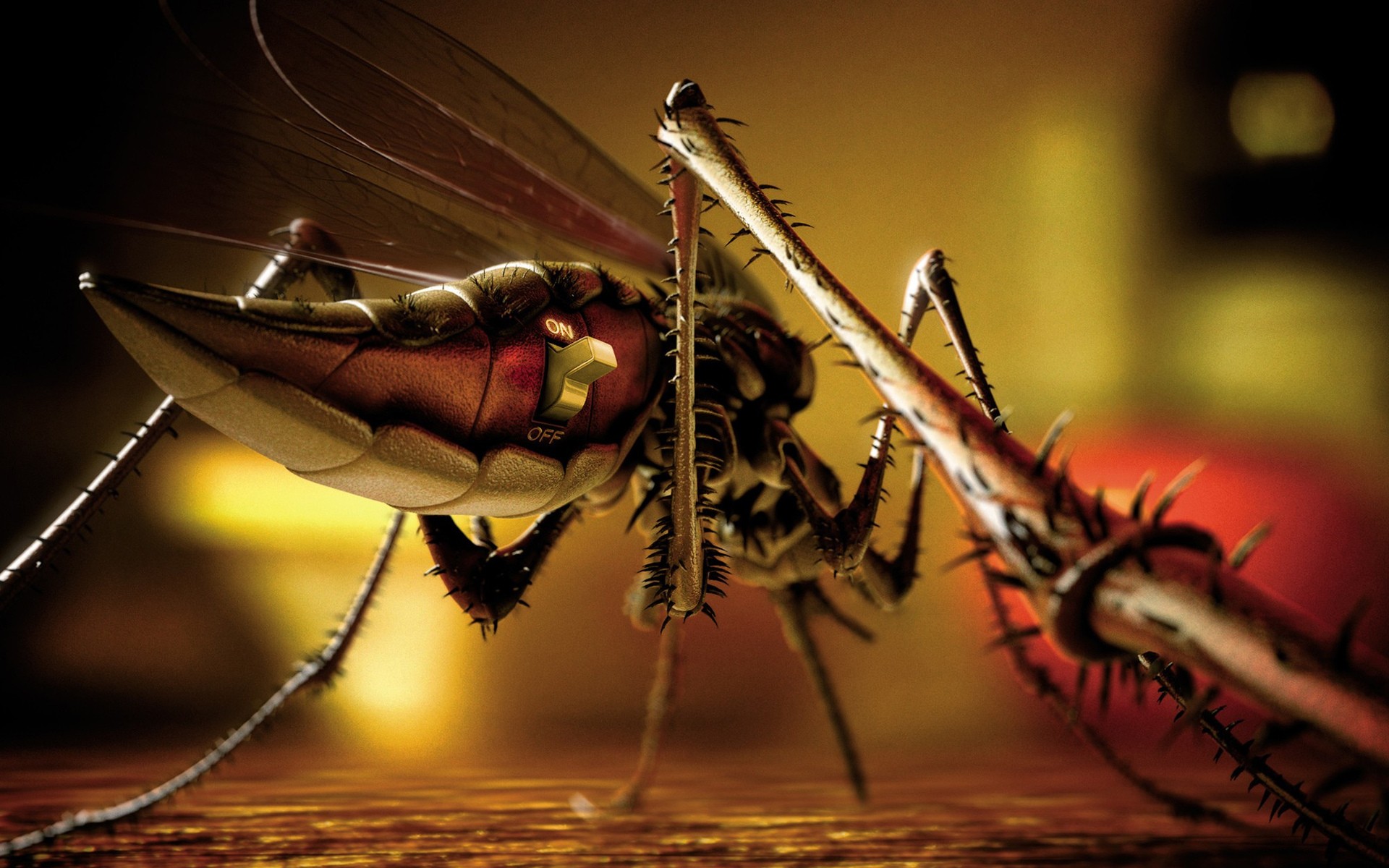 General 1920x1200 macro insect CGI digital art animals