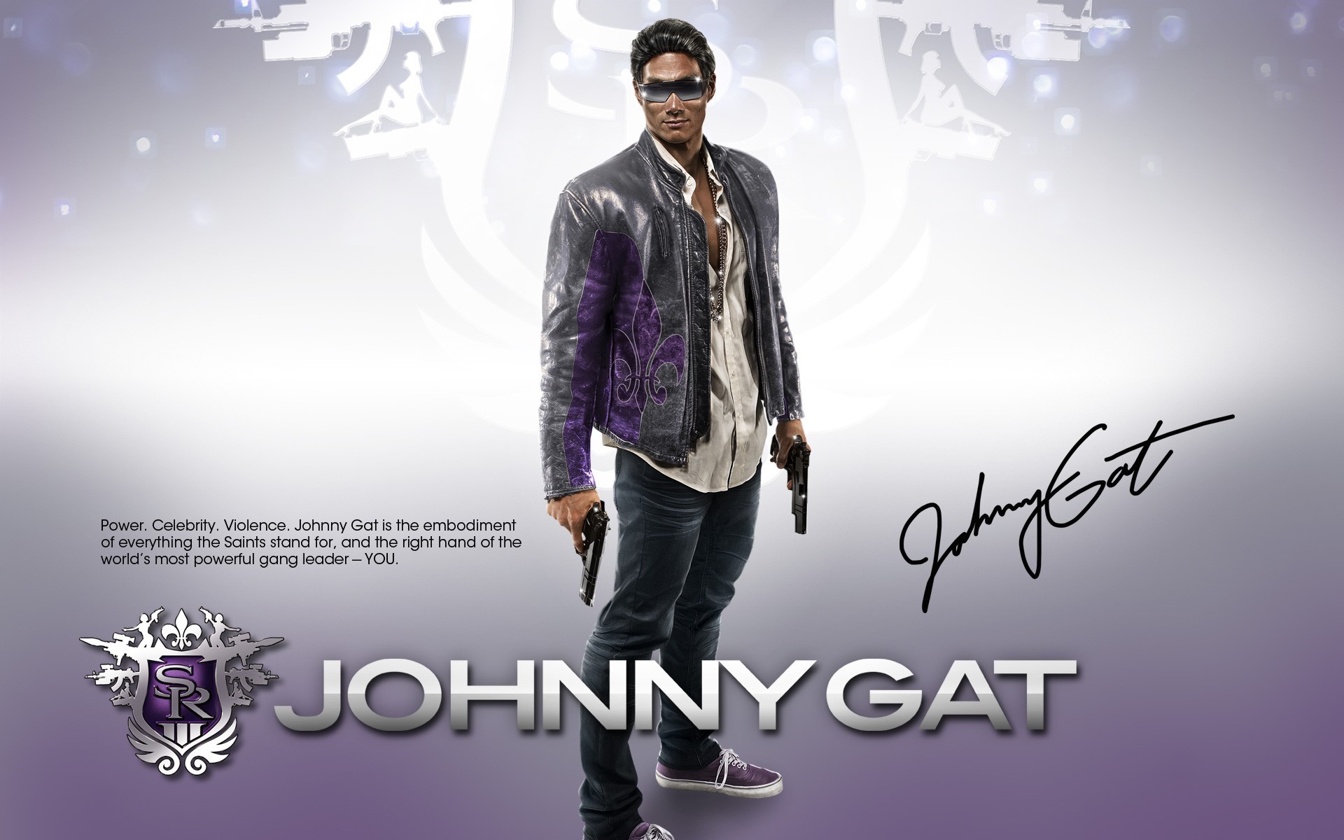 General 1920x1200 Saints Row: The Third video games men gun Johnny Gat sunglasses video game characters video game men