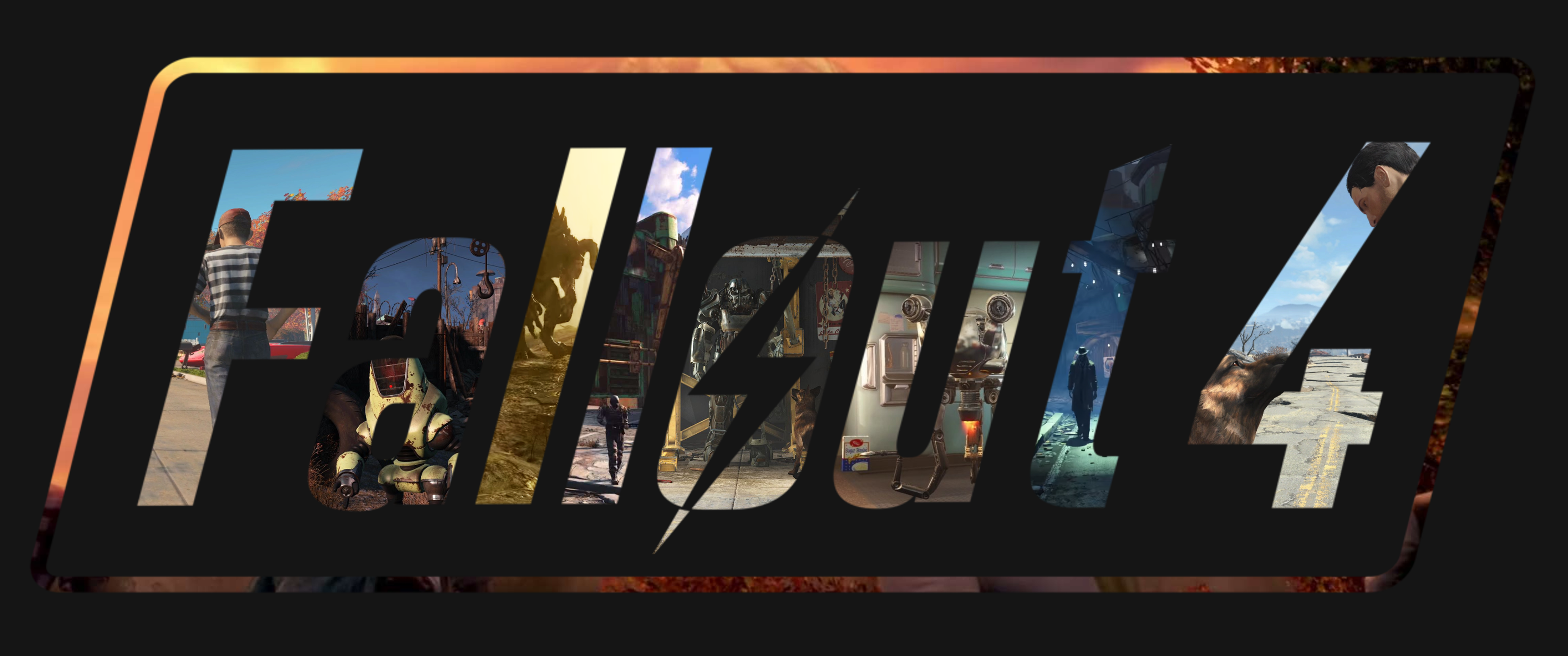 General 3440x1440 Fallout 4 video games Fallout PC gaming black background
