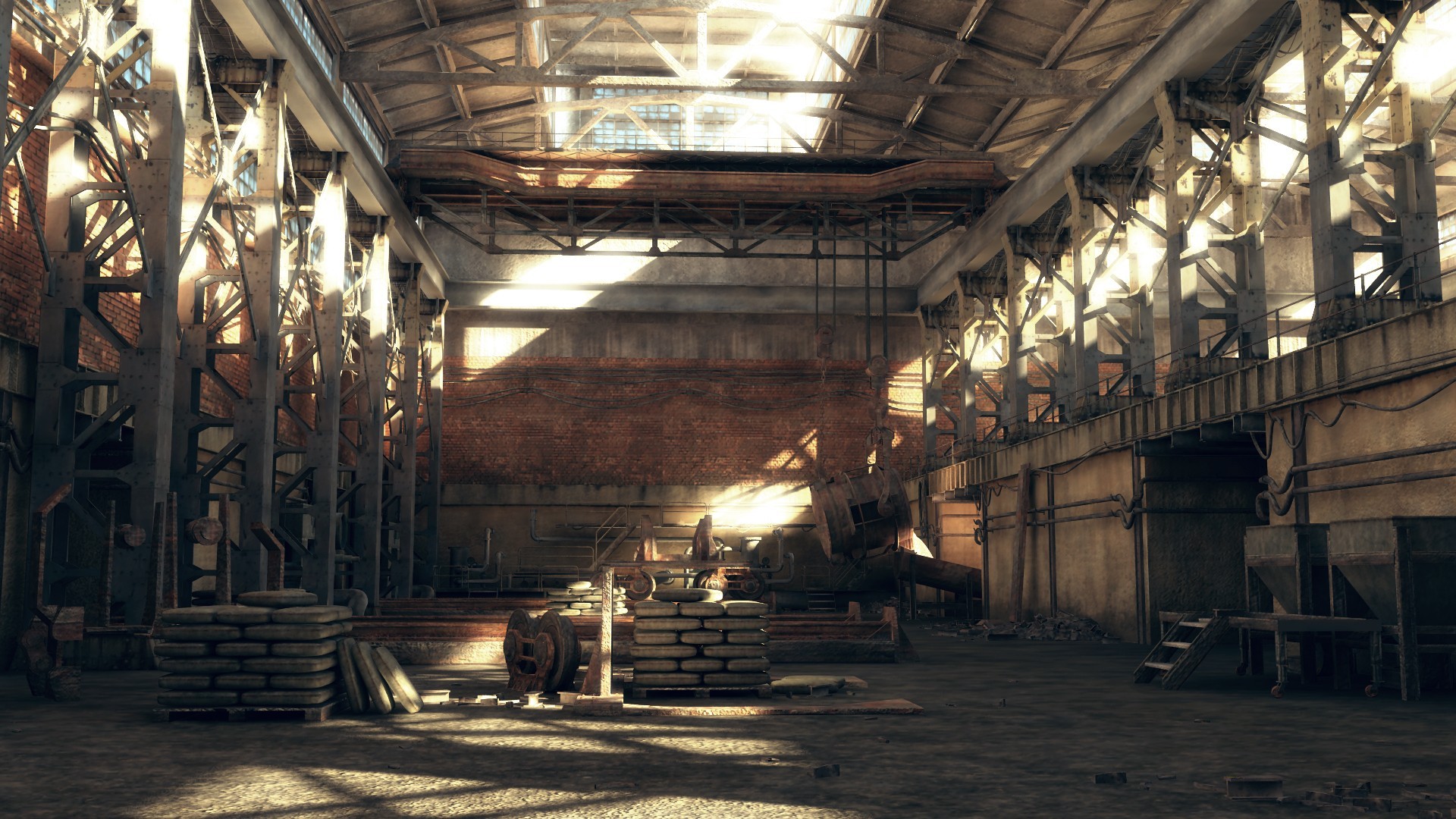 General 1920x1080 interior building factories abandoned