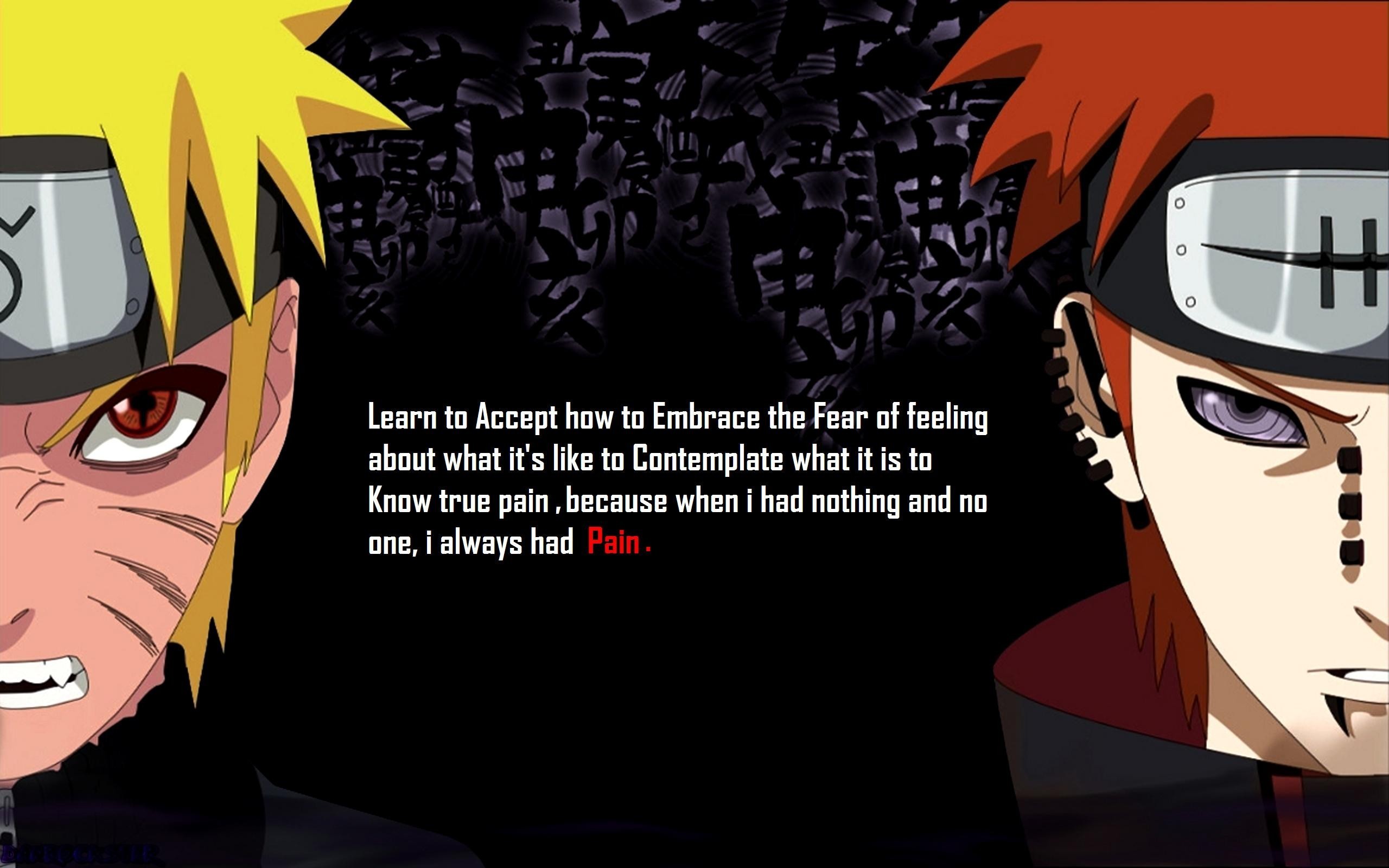 Anime 2560x1600 Pein Uzumaki Naruto Akatsuki Naruto Shippuuden quote face anime boys anime
