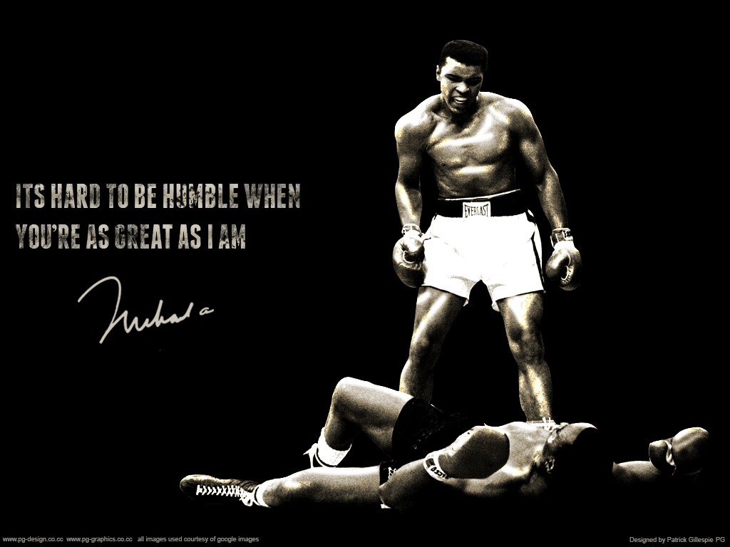 People 1024x768 men celebrity boxing quote sport Muhammad Ali athletes shirtless