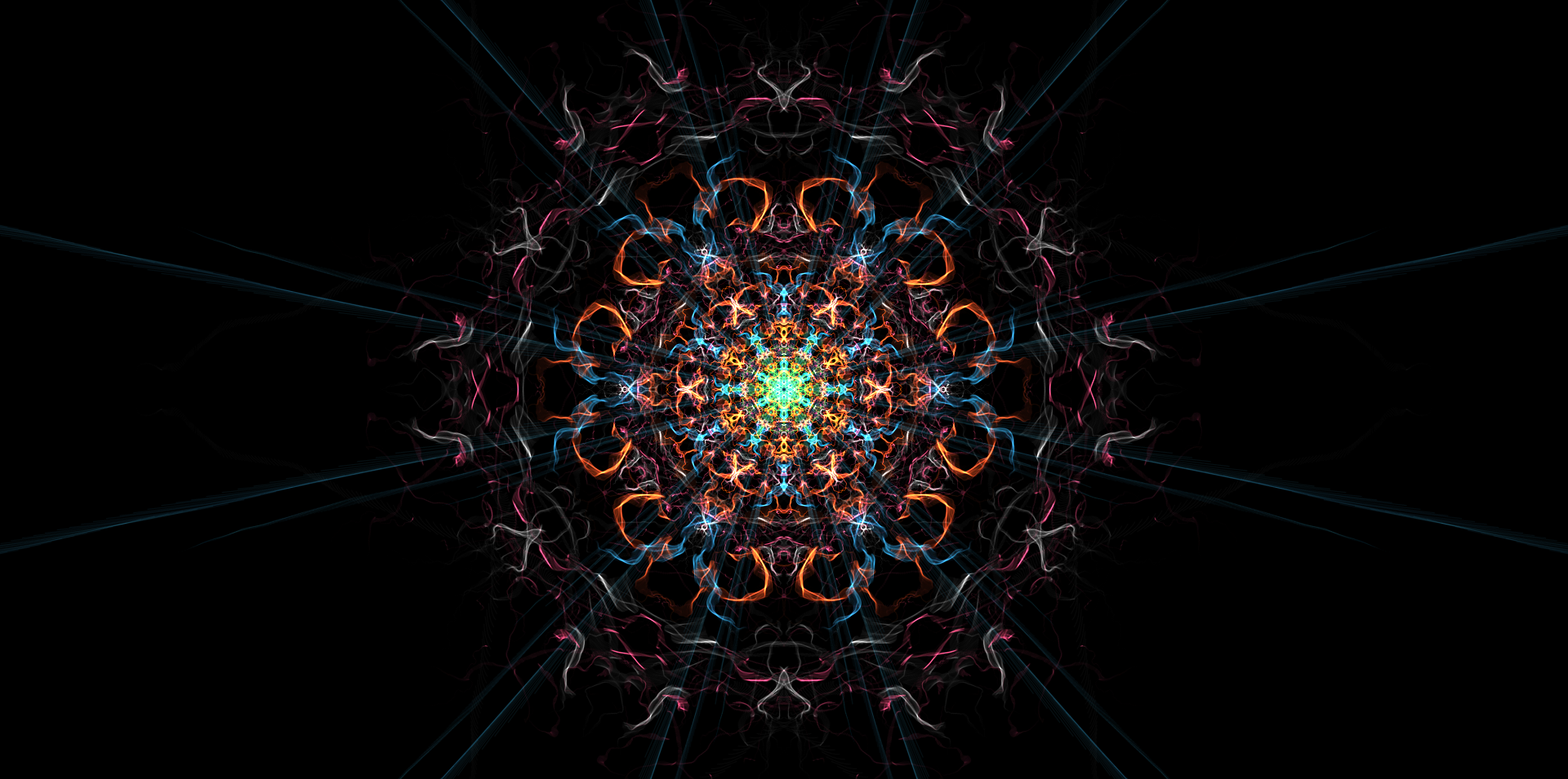 General 1920x955 fractal abstract digital art shapes swirls