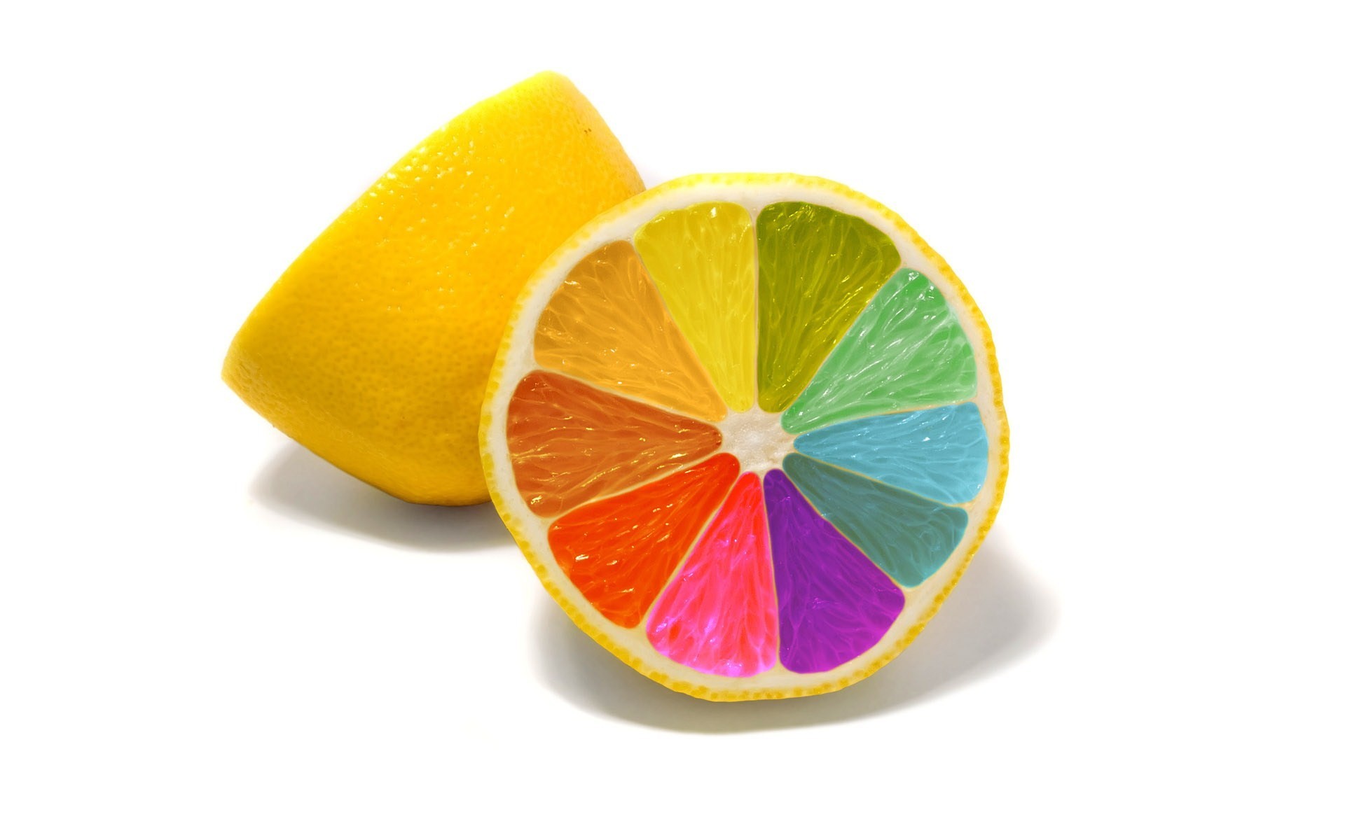 General 1920x1200 colorful food simple background minimalism lemons digital art white background fruit