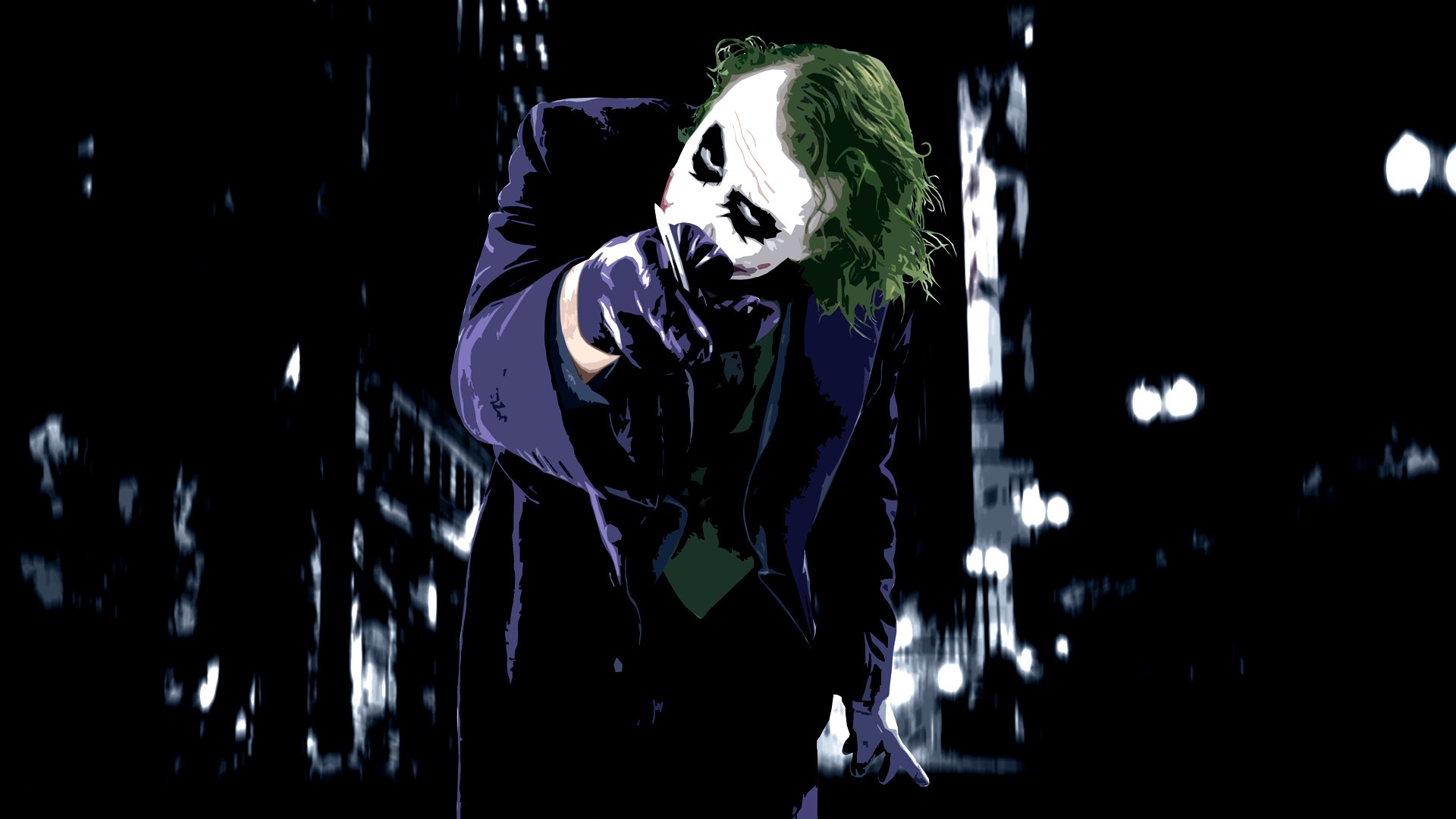 General 1920x1080 movies Batman The Dark Knight Joker MessenjahMatt villains Heath Ledger