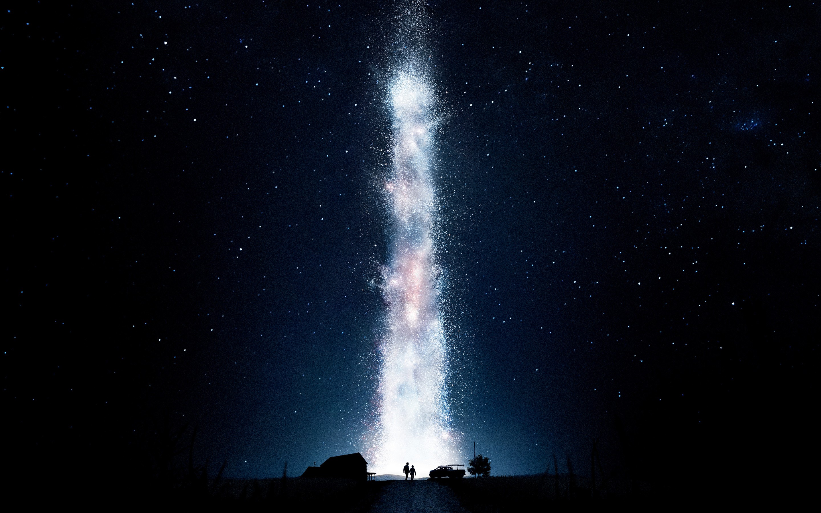 General 2880x1800 space stars movies silhouette Interstellar (movie) science fiction