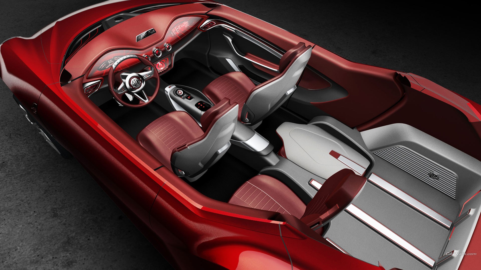 General 1920x1080 MG Icon concept cars red cars vehicle car interior car Chinese cars
