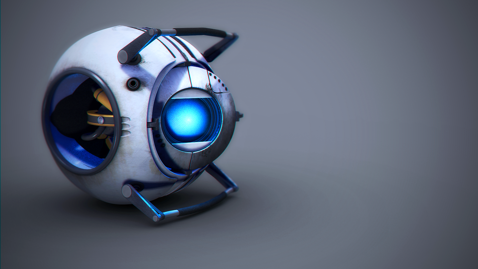 General 1920x1080 Portal (game) Portal 2 Wheatley video games PC gaming simple background