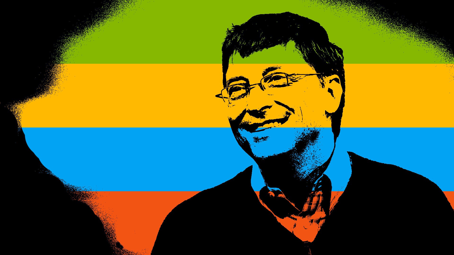 People 1920x1080 celebrity Bill Gates men glasses capitalism smiling