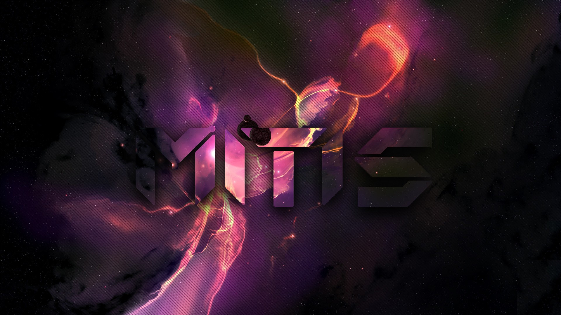 General 1920x1080 MitiS digital art abstract shapes space space art nebula