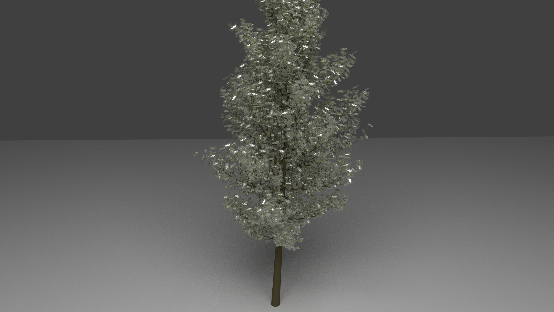 General 1920x1080 Blender trees simple background CGI digital art