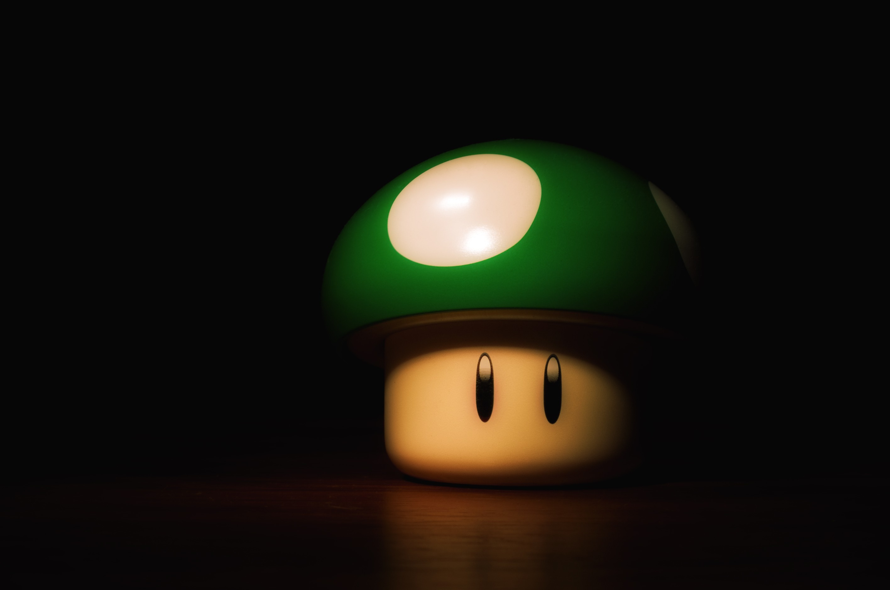 General 2833x1881 Super Mario mushroom video games video game art green