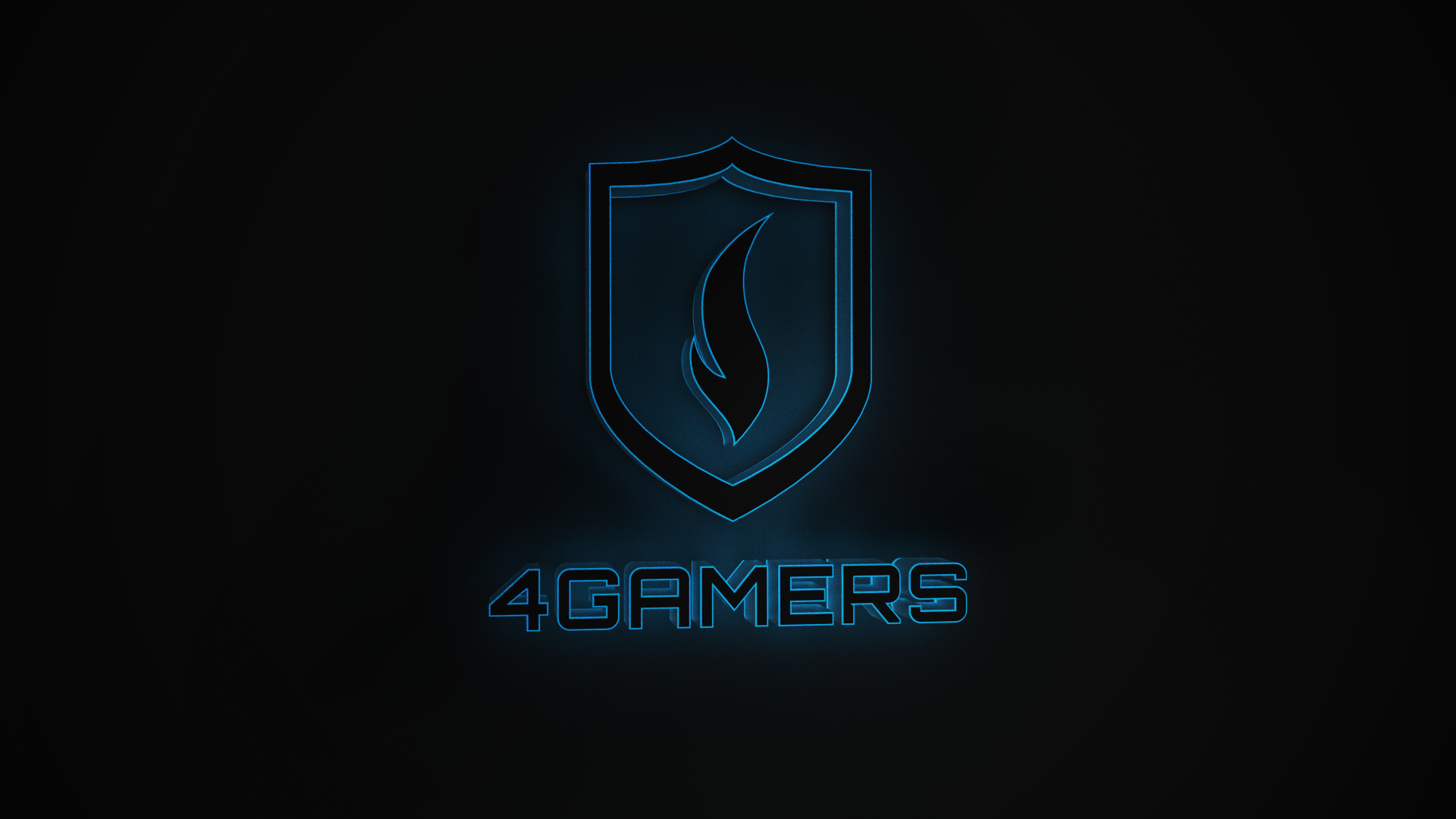 General 1920x1080 4Gamers logo simple background PC gaming black background
