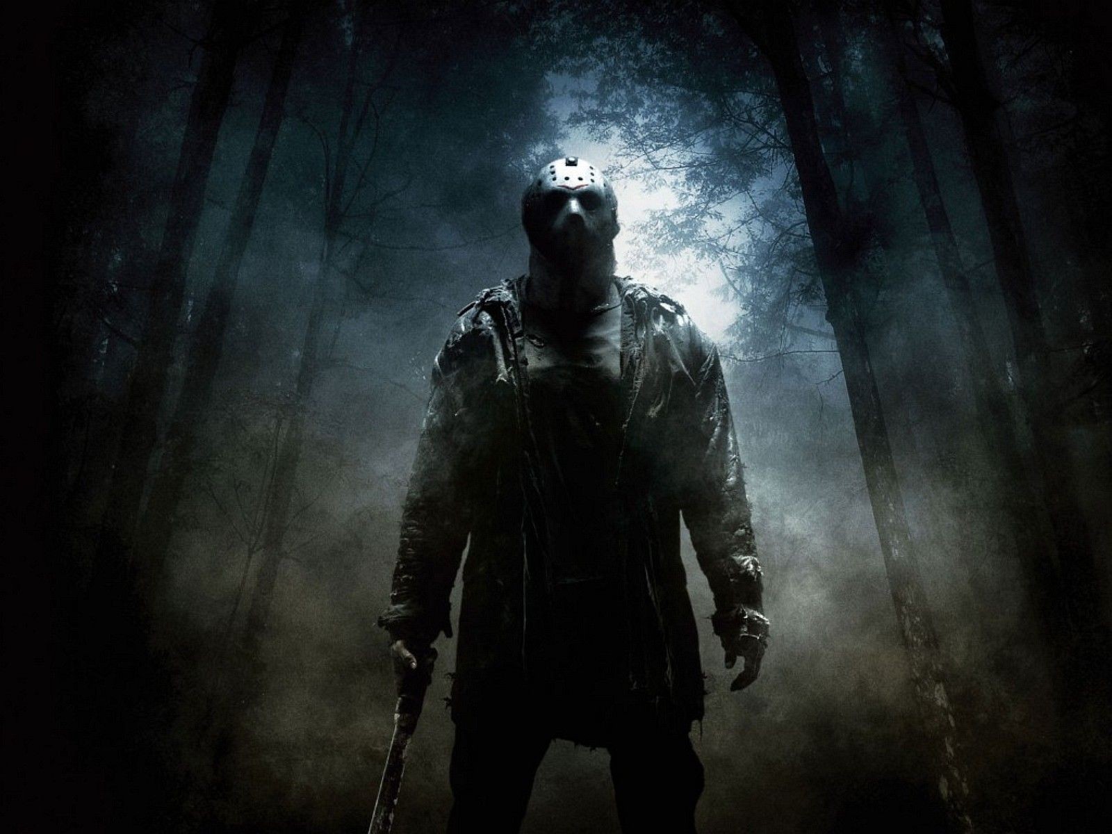 General 1600x1200 Friday the 13th movies Jason Voorhees horror dark deep forest night