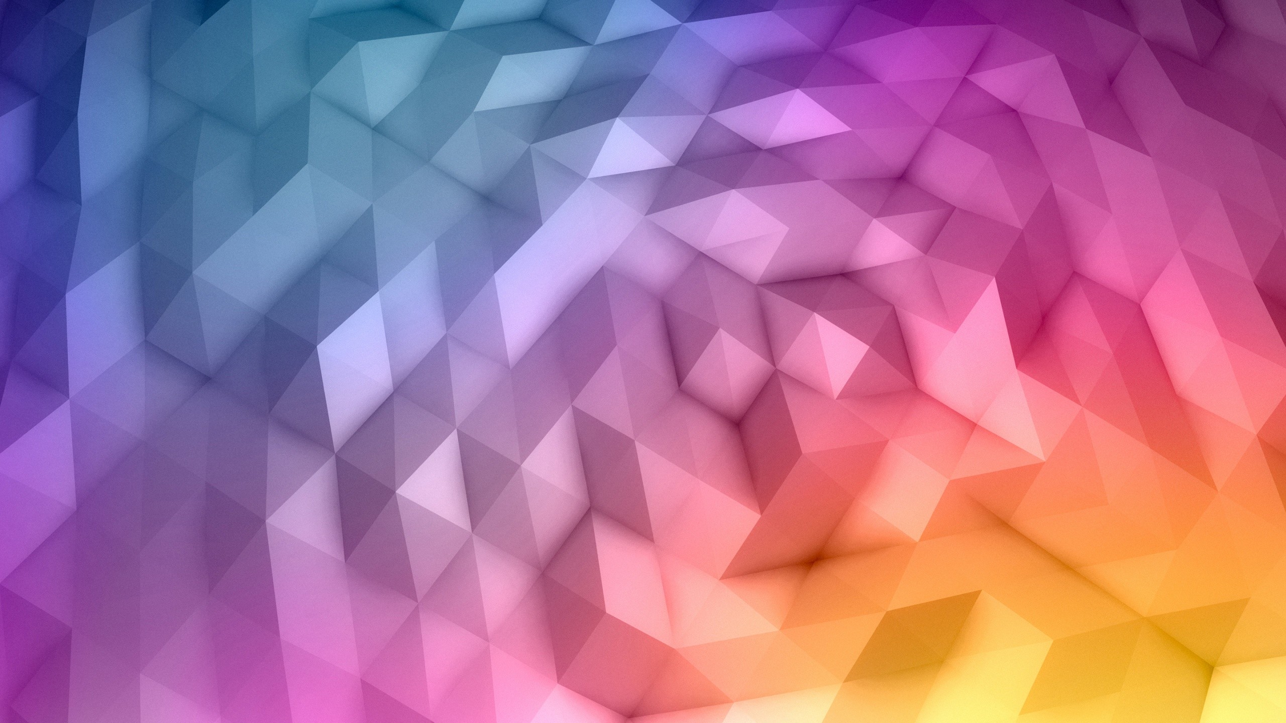 General 2560x1440 abstract low poly digital art colorful texture gradient
