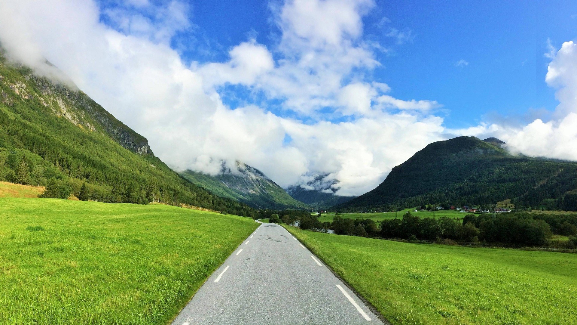 General 1920x1080 nature landscape mountains road Norway