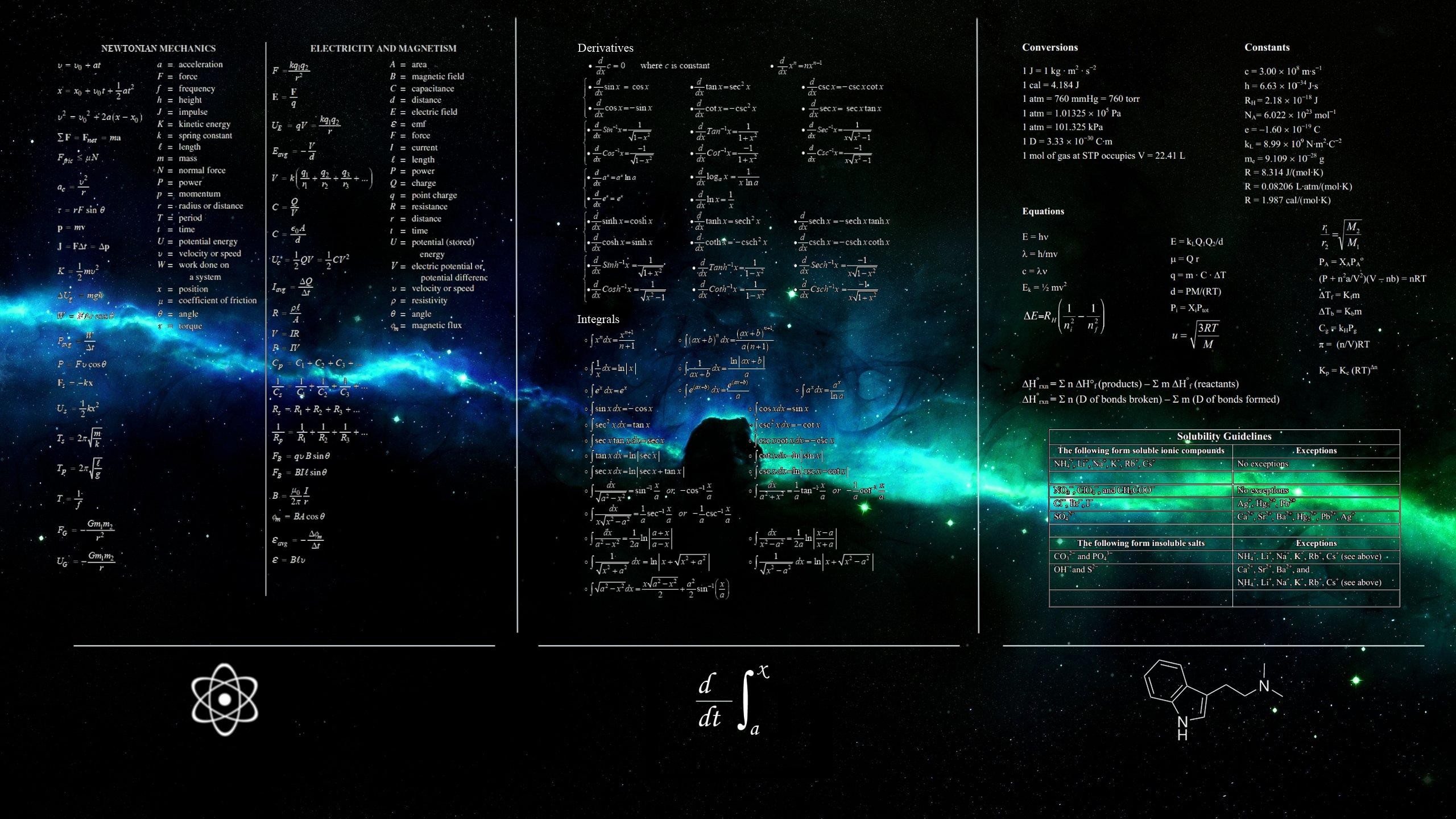 General 2560x1440 mathematics chemistry science physics Horsehead Nebula digital art