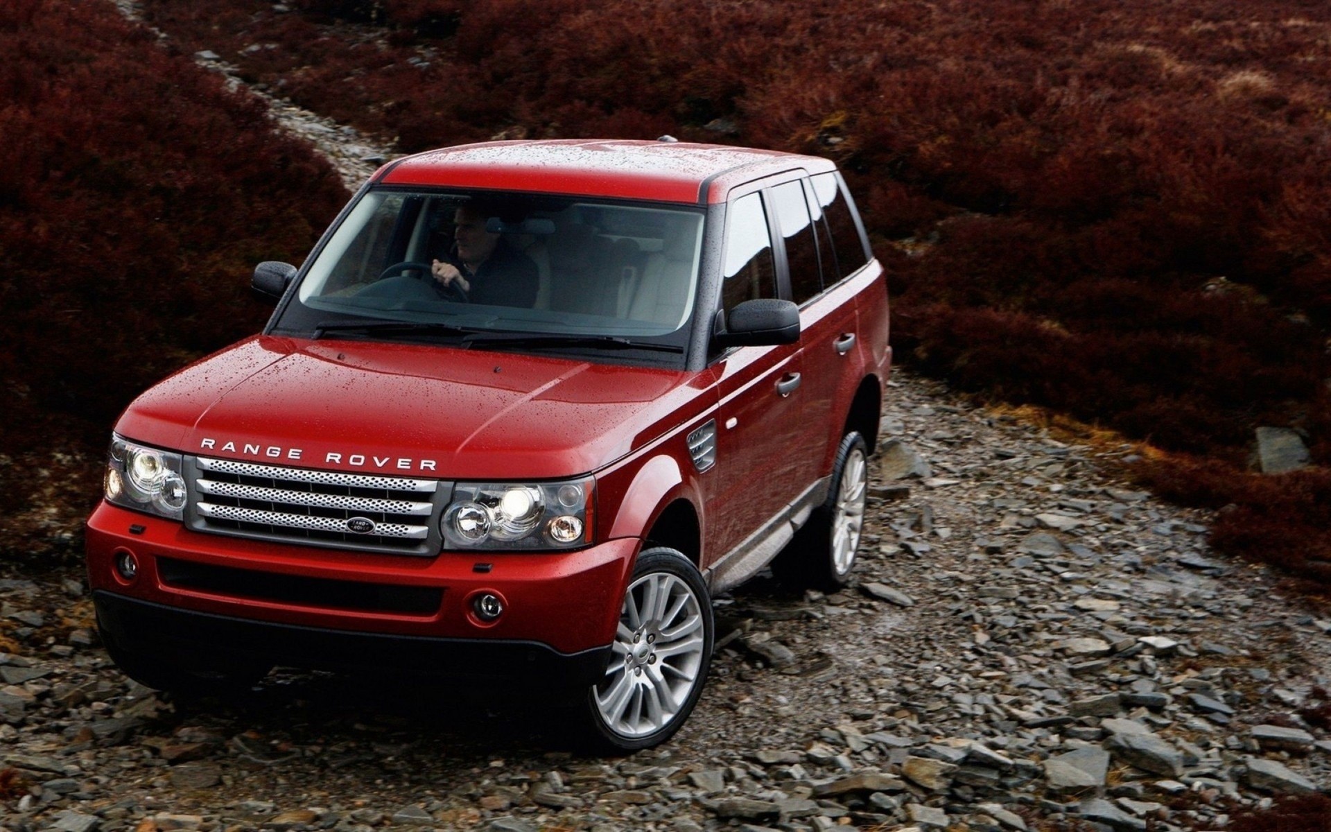 General 1920x1200 car red cars vehicle Land Rover Range Rover Sport British cars SUV