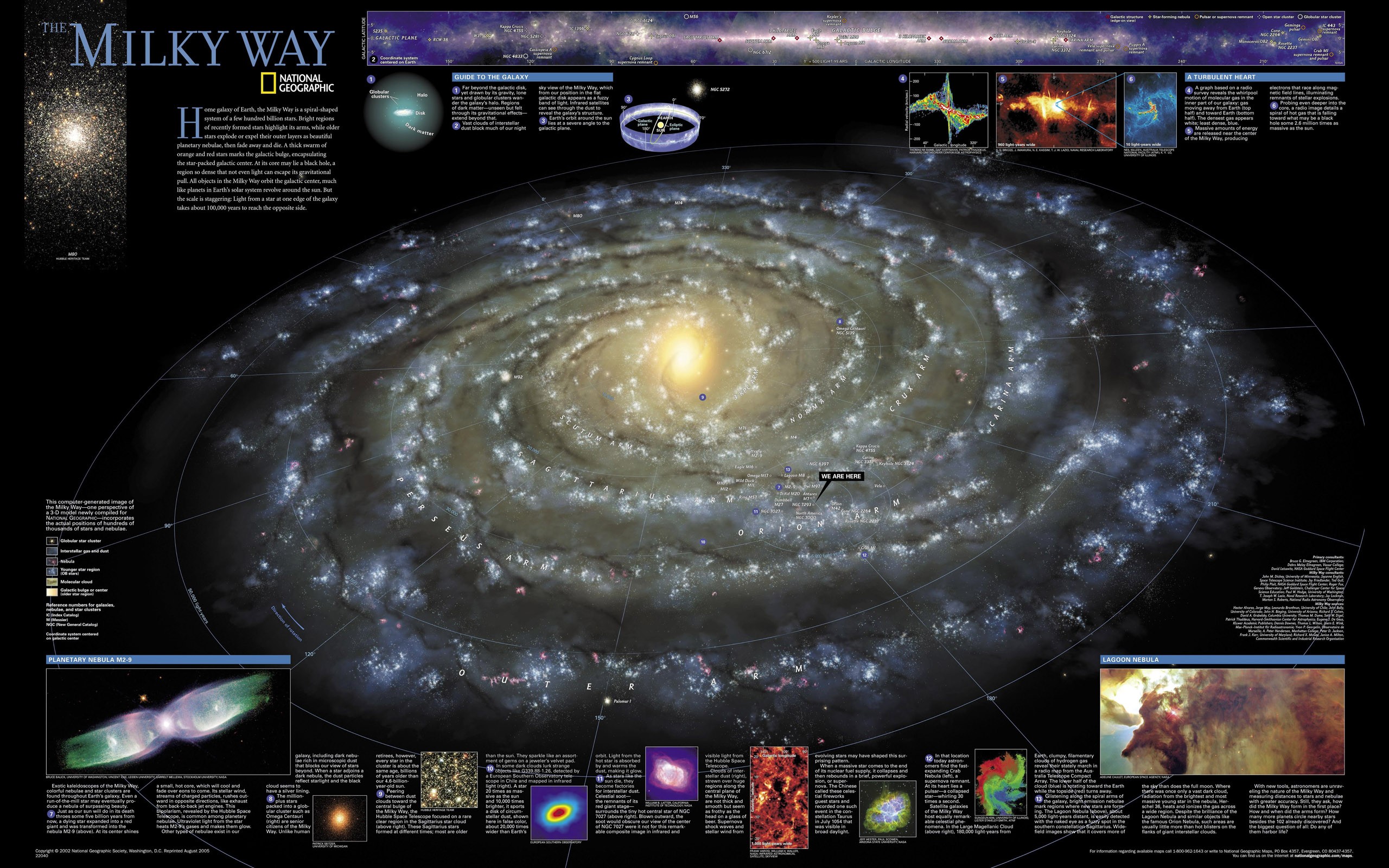 General 2560x1600 Milky Way space science digital art information knowledge infographics