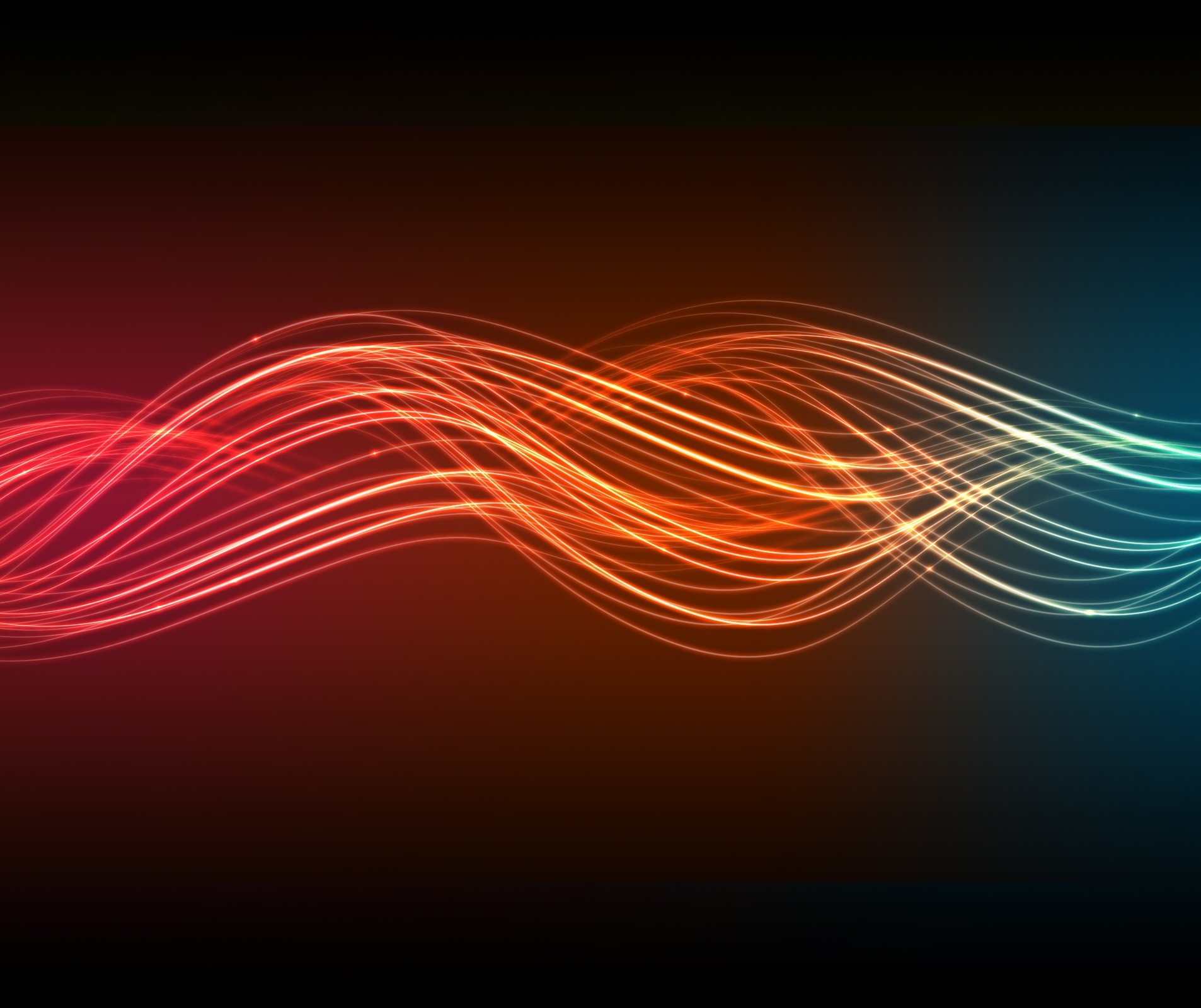 General 1906x1600 abstract spectrum digital art lines waveforms red blue gradient