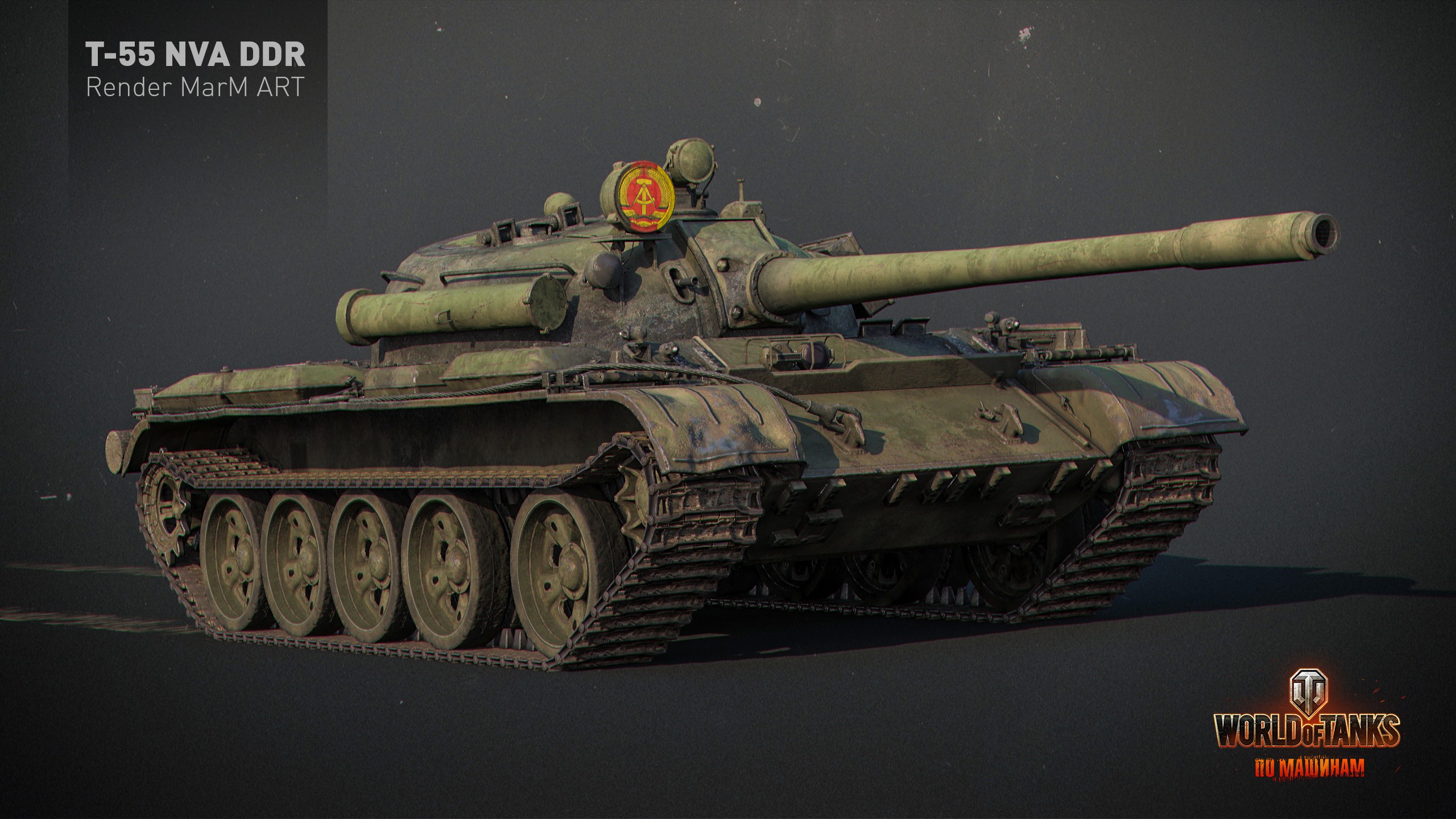 General 2560x1440 World of Tanks tank wargaming CGI video games T-55