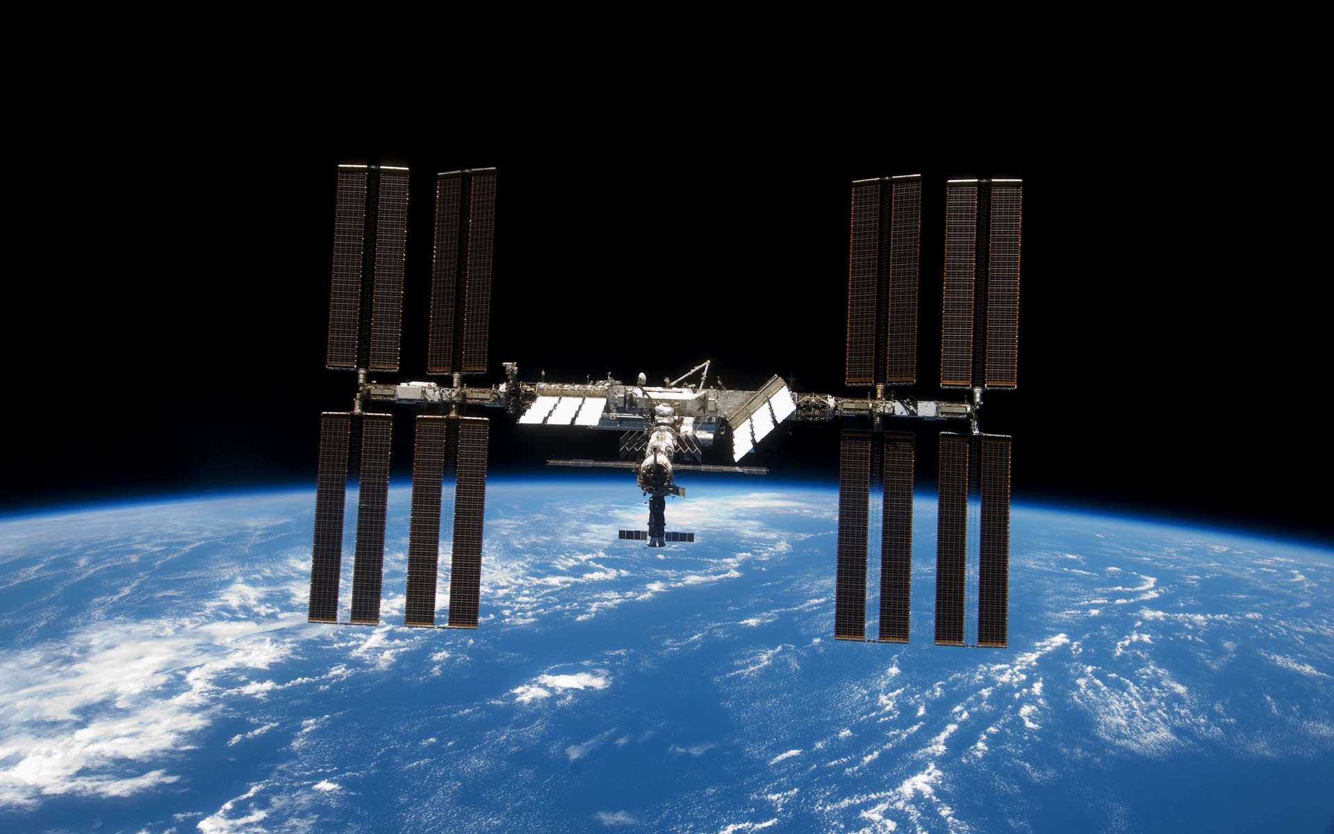 General 1920x1200 space station Earth ISS Suply Ship