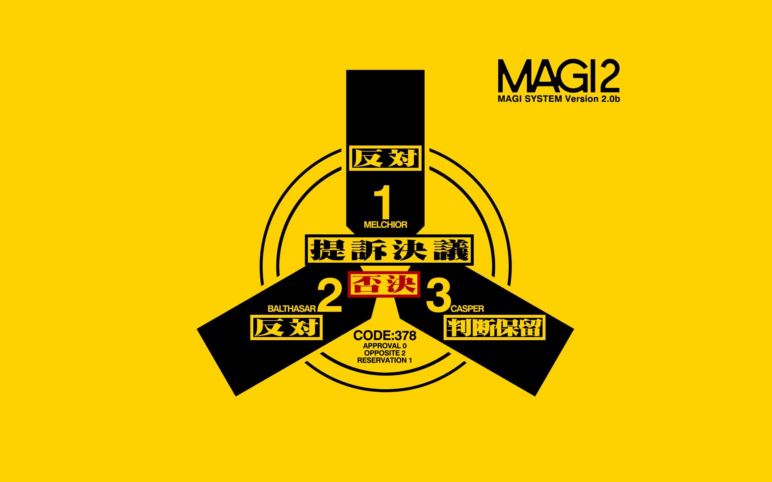 Anime 2560x1600 Neon Genesis Evangelion anime yellow background simple background numbers