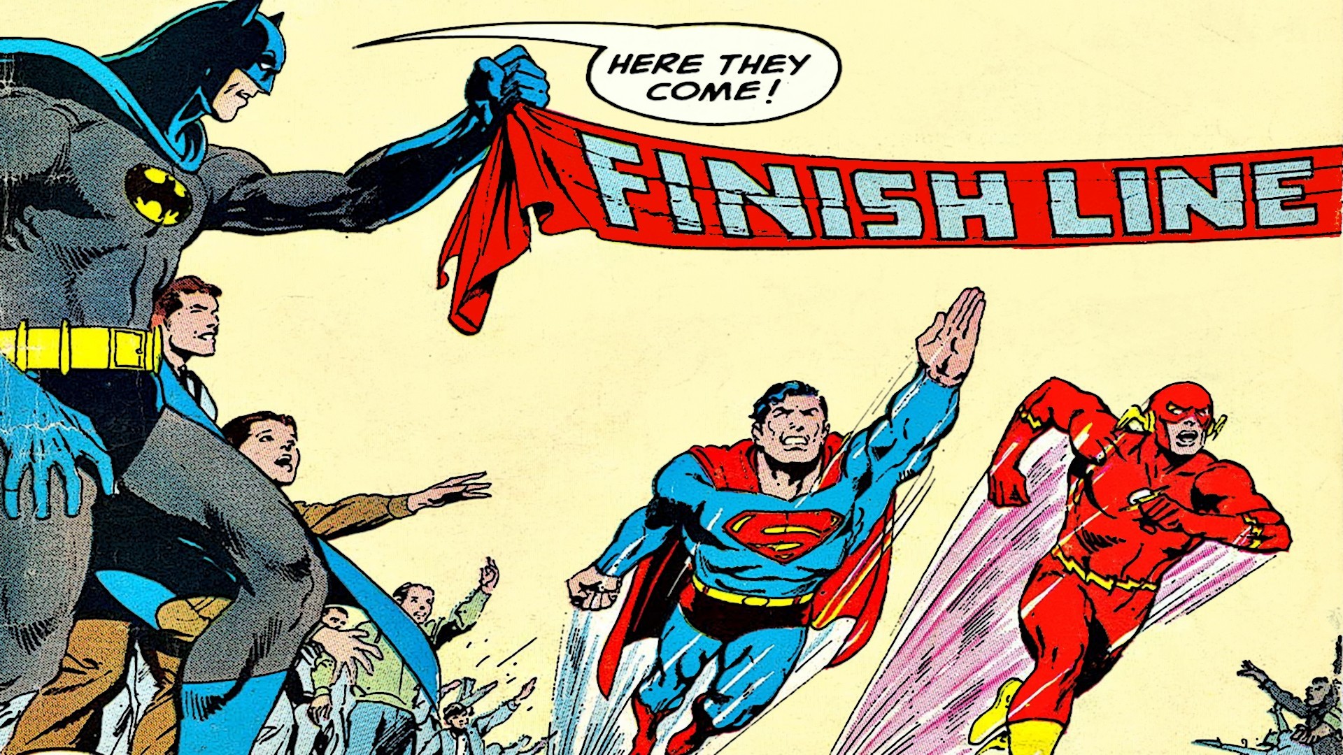 General 1920x1080 DC Comics Batman Superman humor beige The Flash