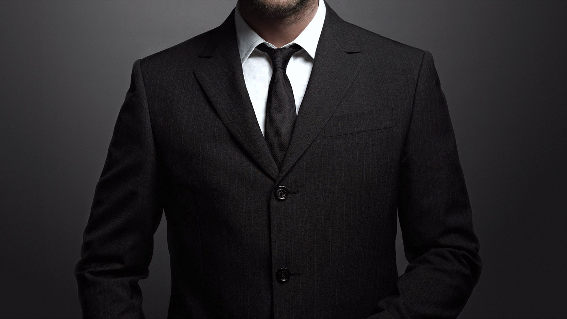 People 1920x1080 men suits tie studio men indoors gray background simple background