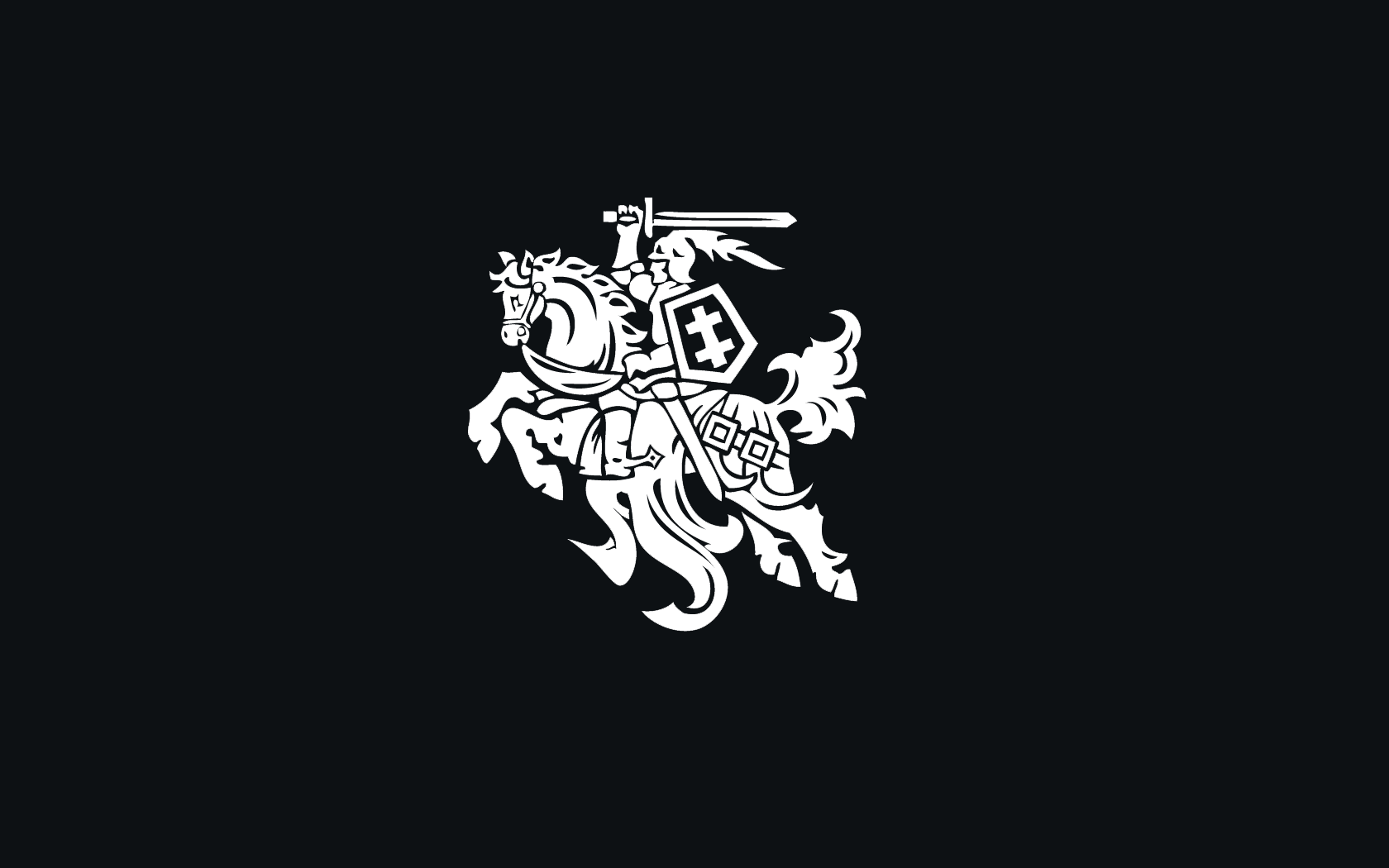 General 1680x1050 coat of arms knight gray background monochrome simple background minimalism fantasy art fantasy men sword